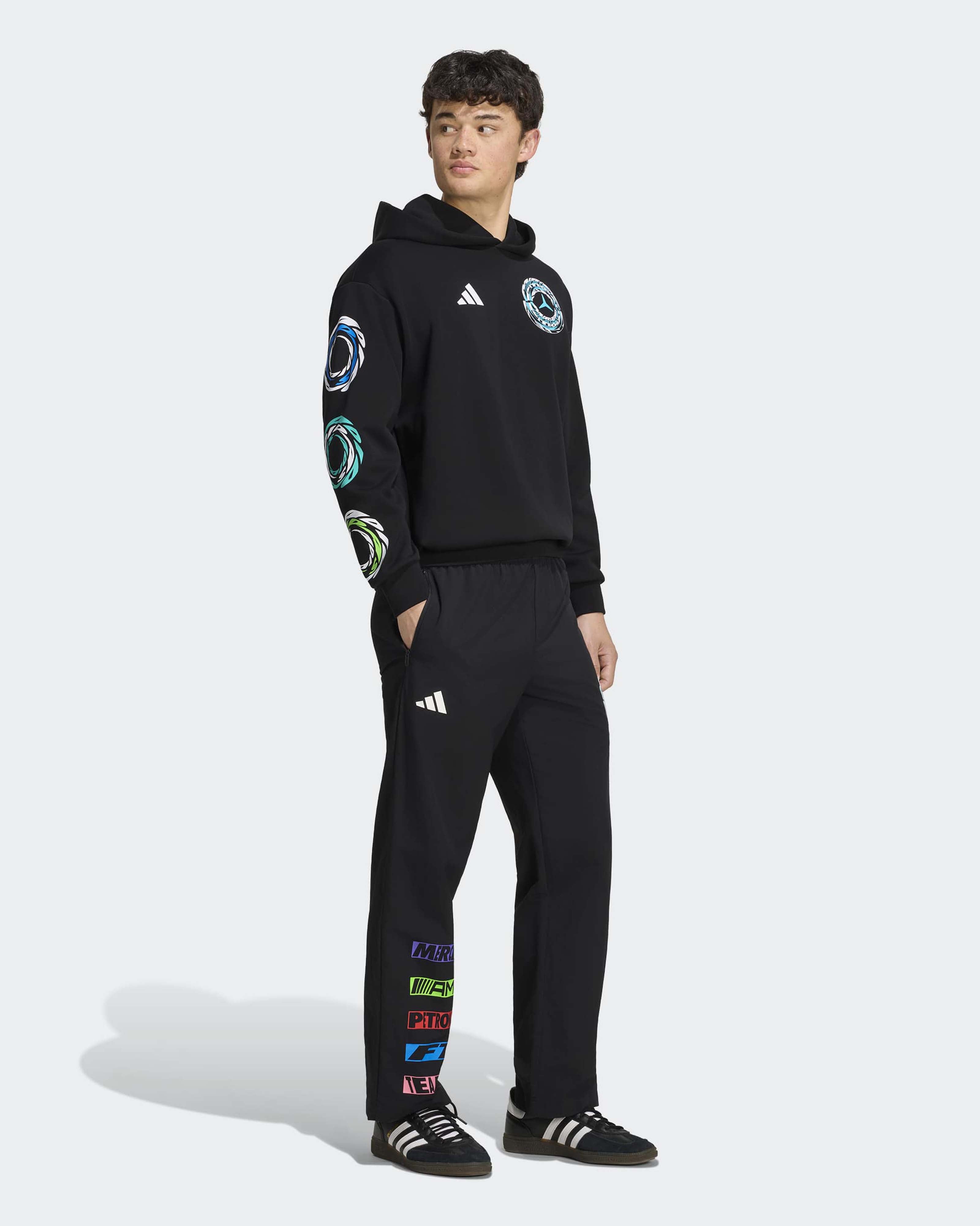 Unisex Lights On Hoody Black