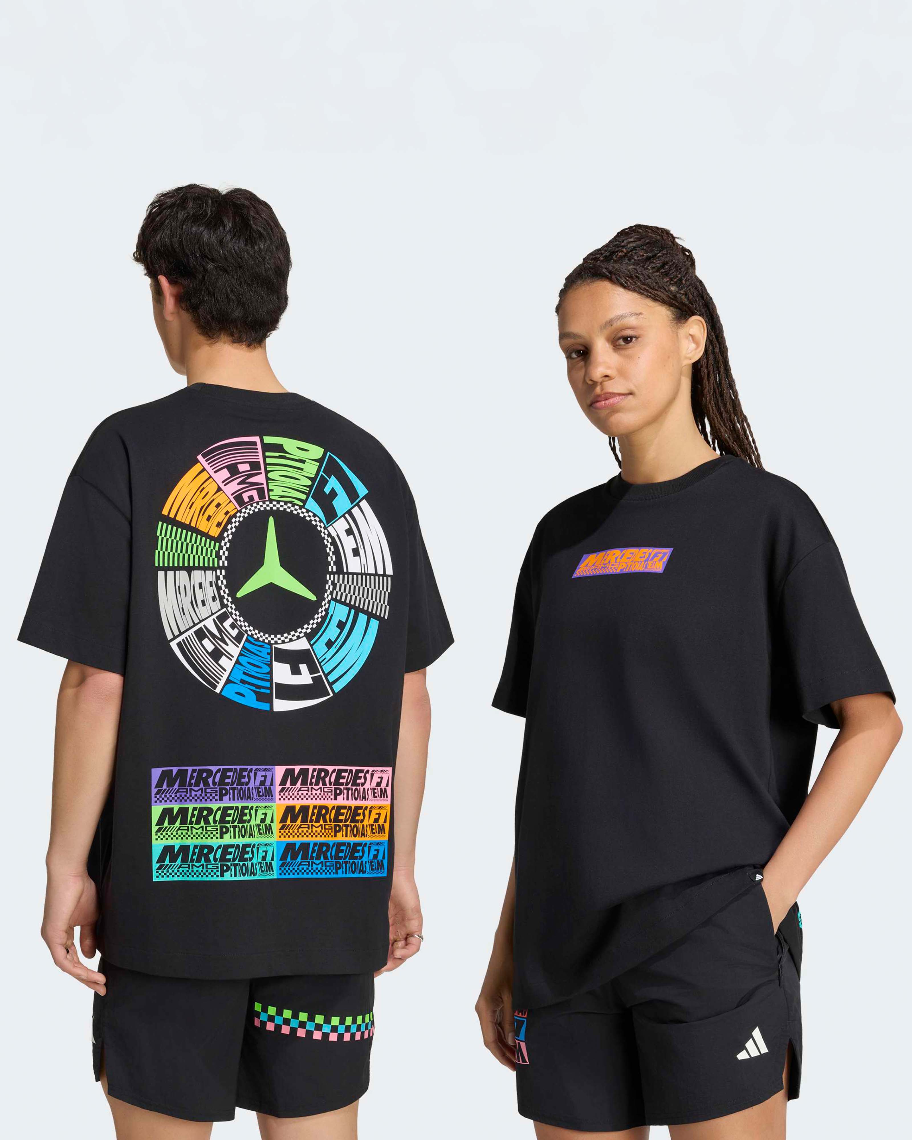 Unisex Lights On T-shirt Black