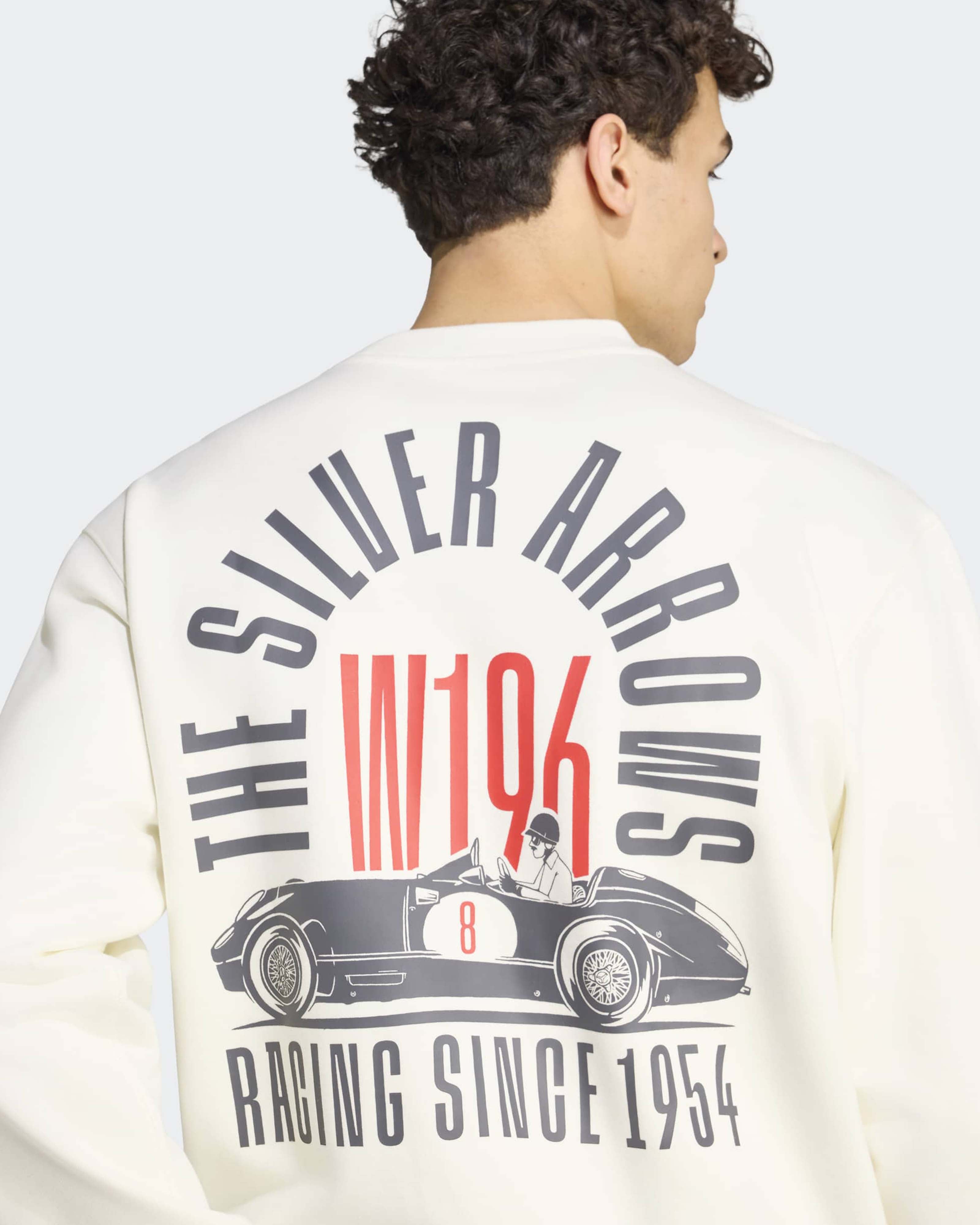 Mens Silver Arrows 1955 Sweat Top Off White
