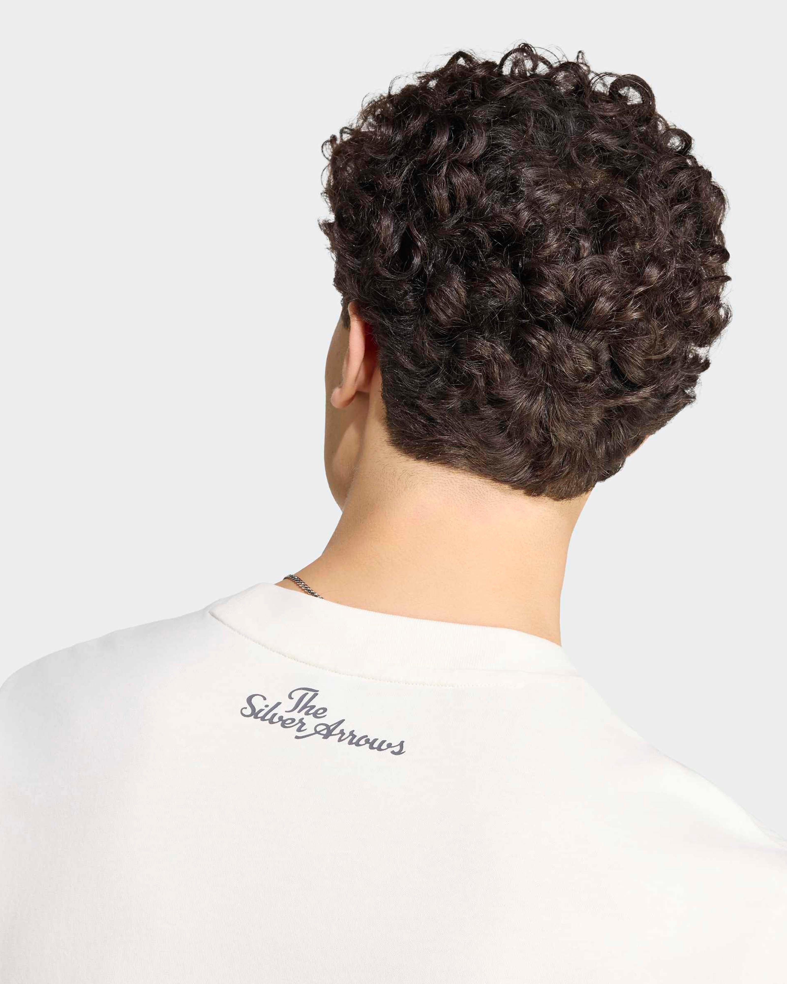 Mens Silver Arrows Graphic T-shirt Off White