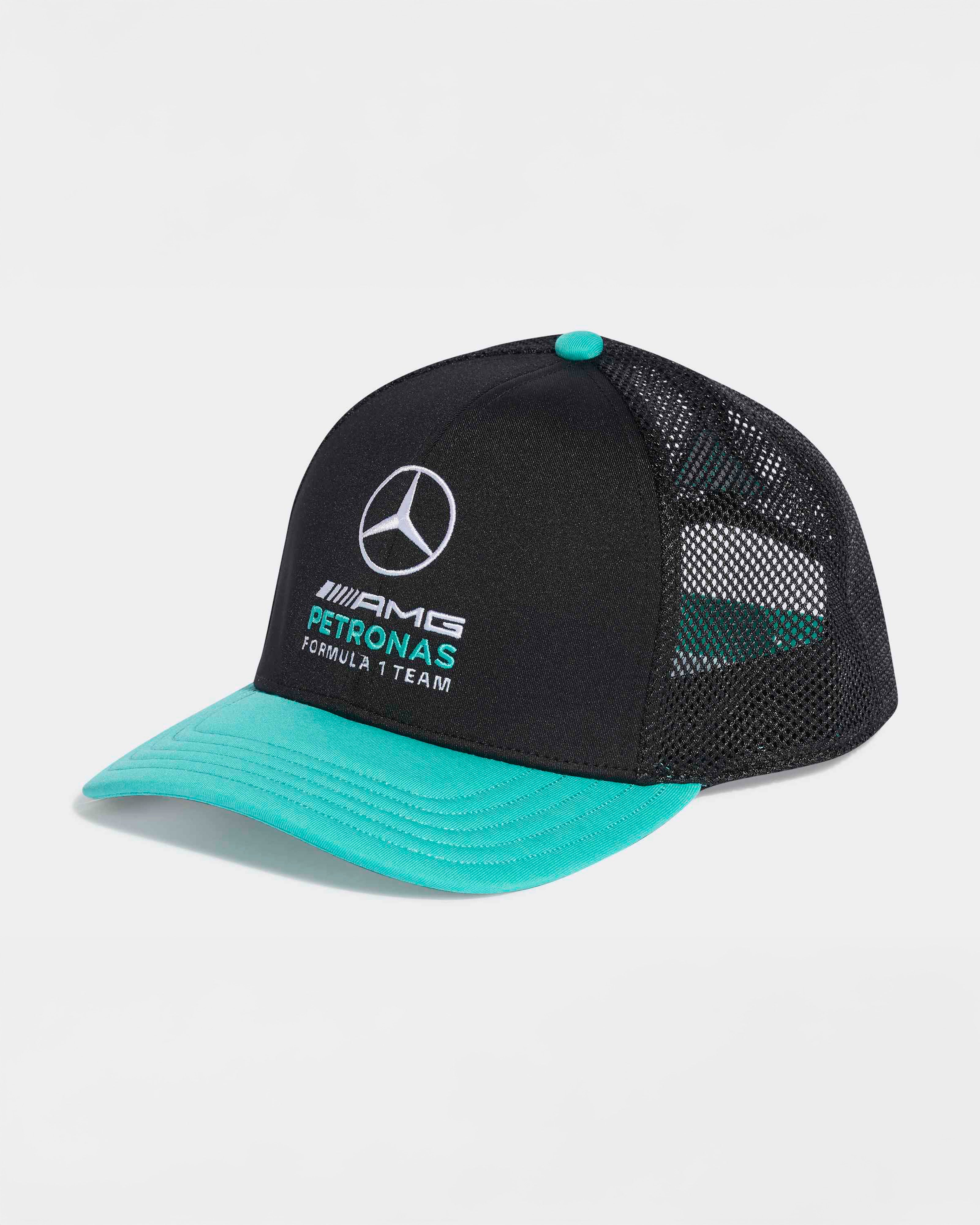 【新品】Mercedes-Benz AMG PETRONAS コラボ限定キャップ Mercedes-AMG PETRONAS F1 2026 DNA Trucker Cap Black | Official