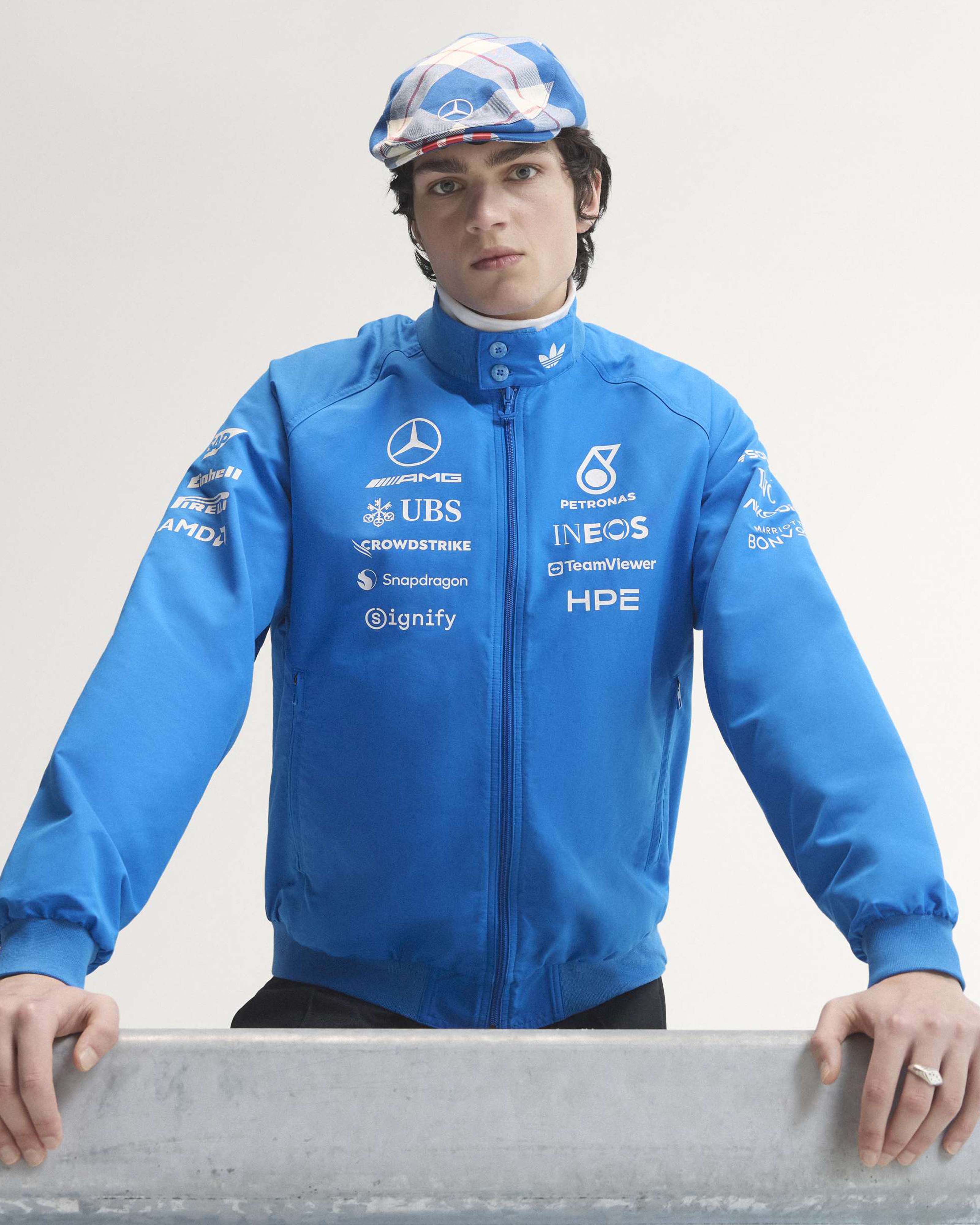 Mens 2026 Blue Wonder Team Harrington Jacket Blue