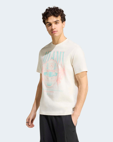 Mercedes-AMG PETRONAS F1 Team Men's Miami Graphic T-shirt - Off