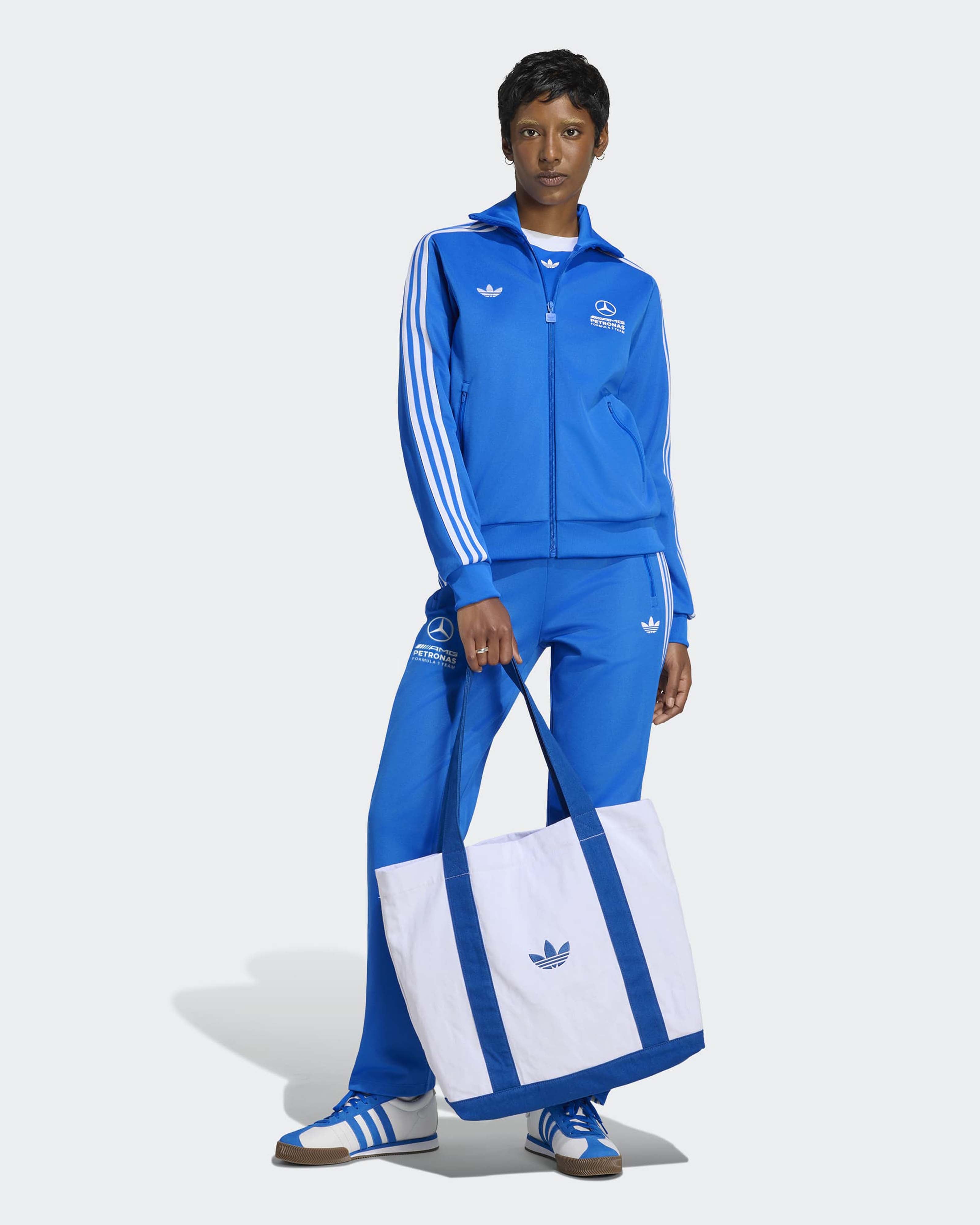 Womens Blue Wonder Track Pants Blue