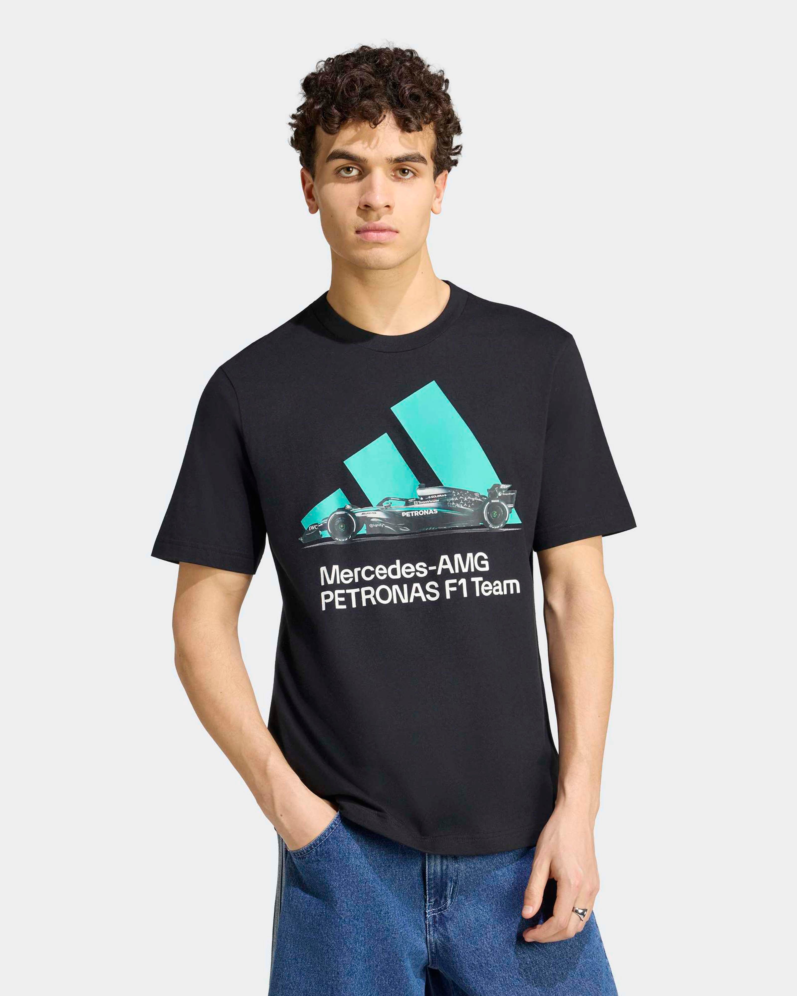 Mercedes-AMG PETRONAS F1 Team Men's Graphic T-shirt - Black | 2026