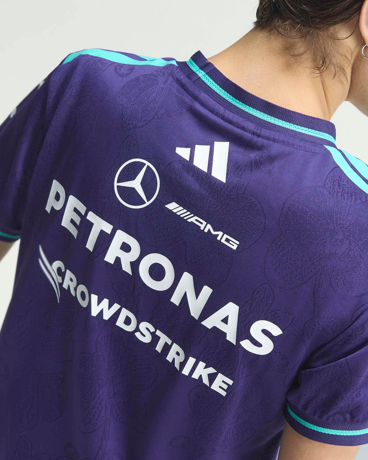 Womens 2026 Vanda Bloom Authentic Driver Tee Purple