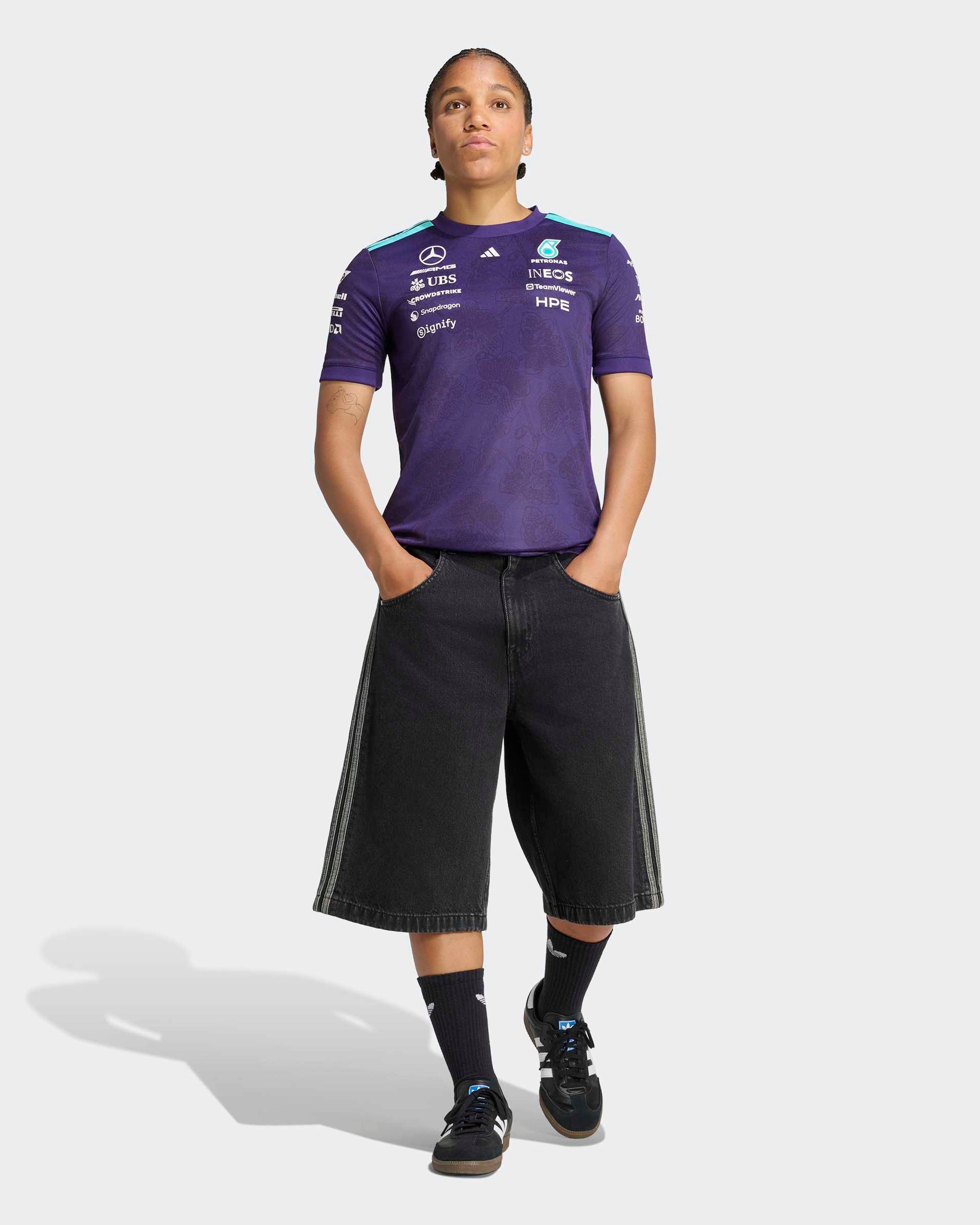 Womens 2026 Vanda Bloom Team Driver Tee Purple