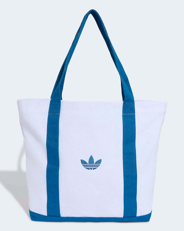 Blue Wonder Tote White