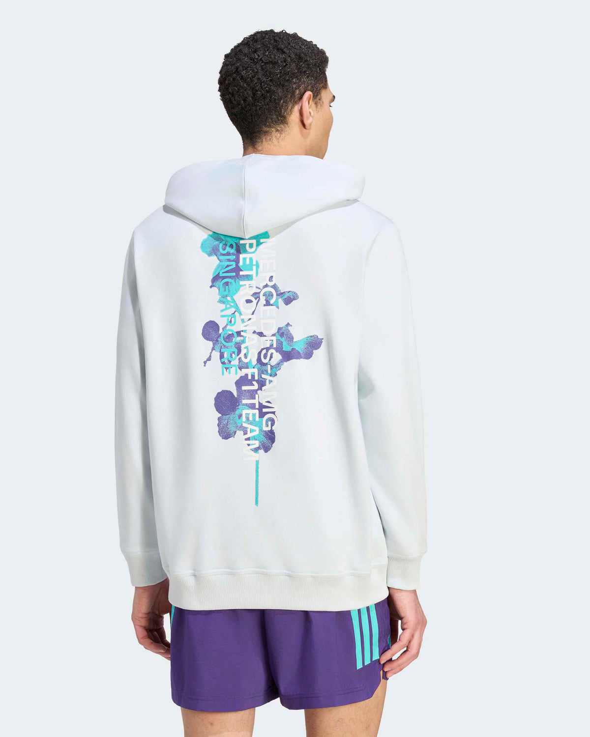 Mens Vanda Bloom Hoody Grey