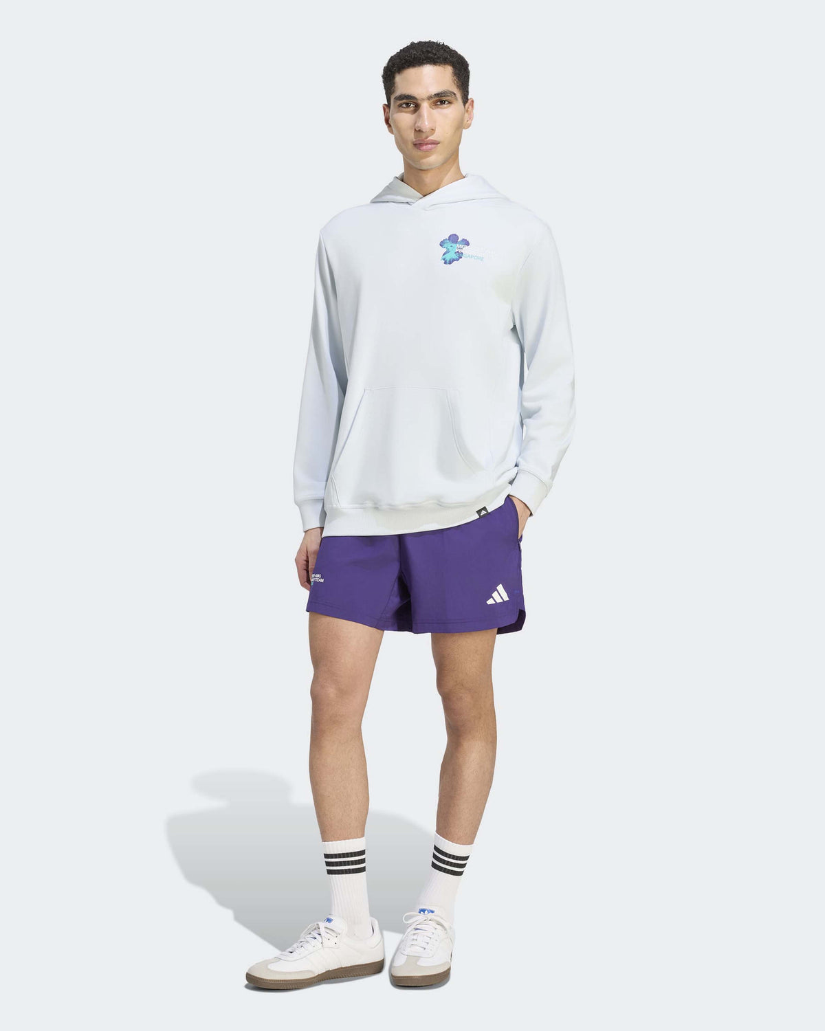 Mens Vanda Bloom Hoody Grey