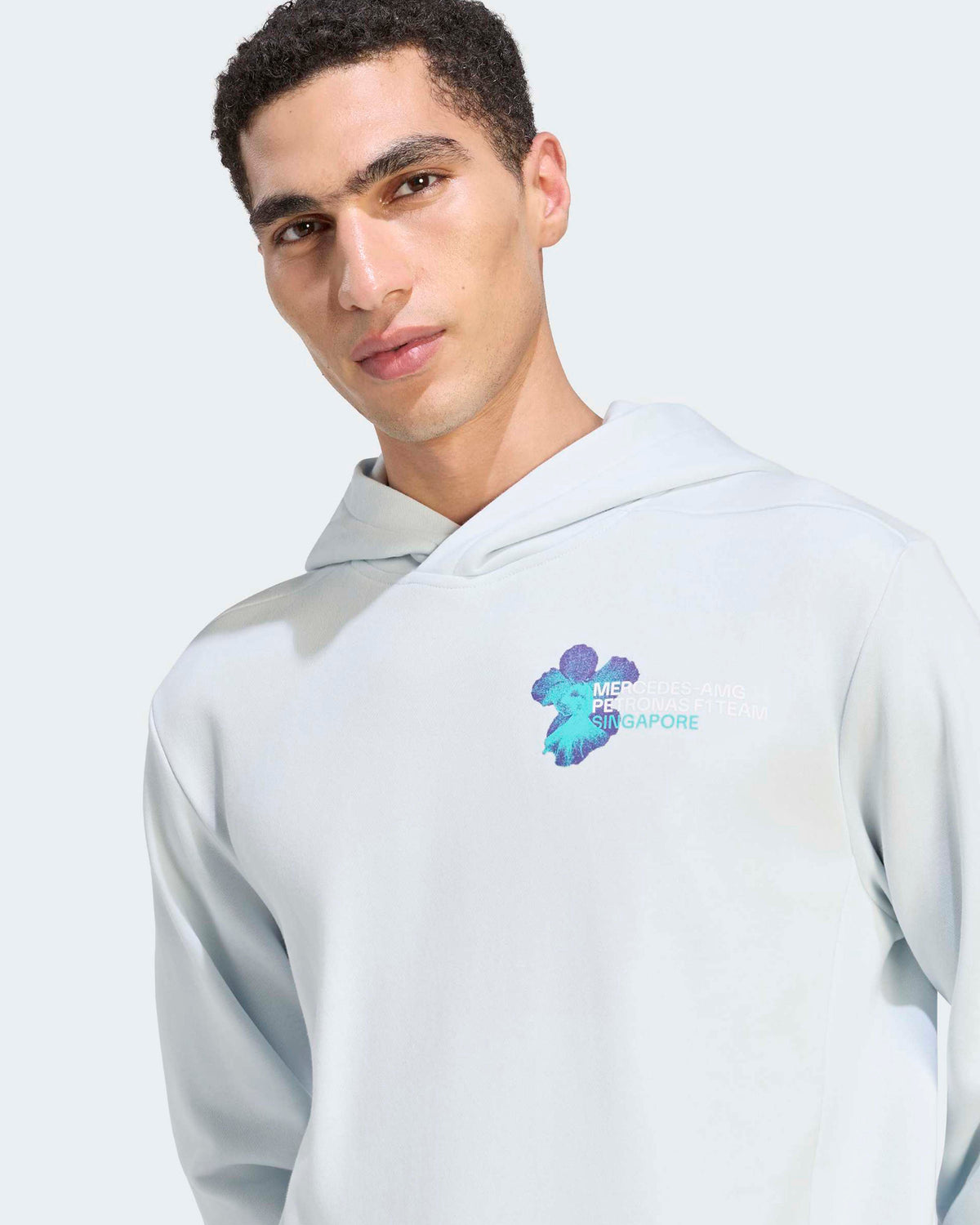 Mens Vanda Bloom Hoody Grey
