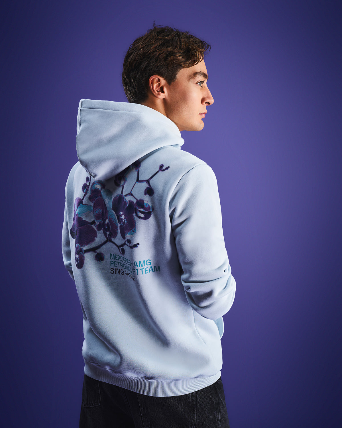 Mens Vanda Bloom Hoody Grey