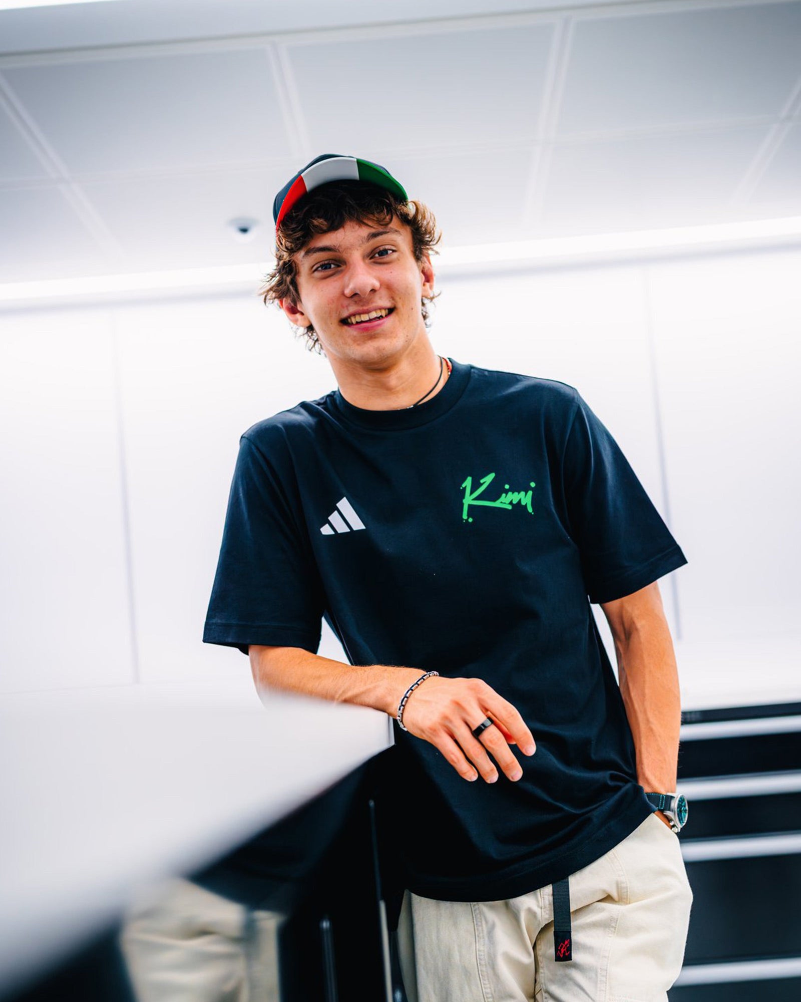 Mens Kimi Antonelli Monza T-shirt Black