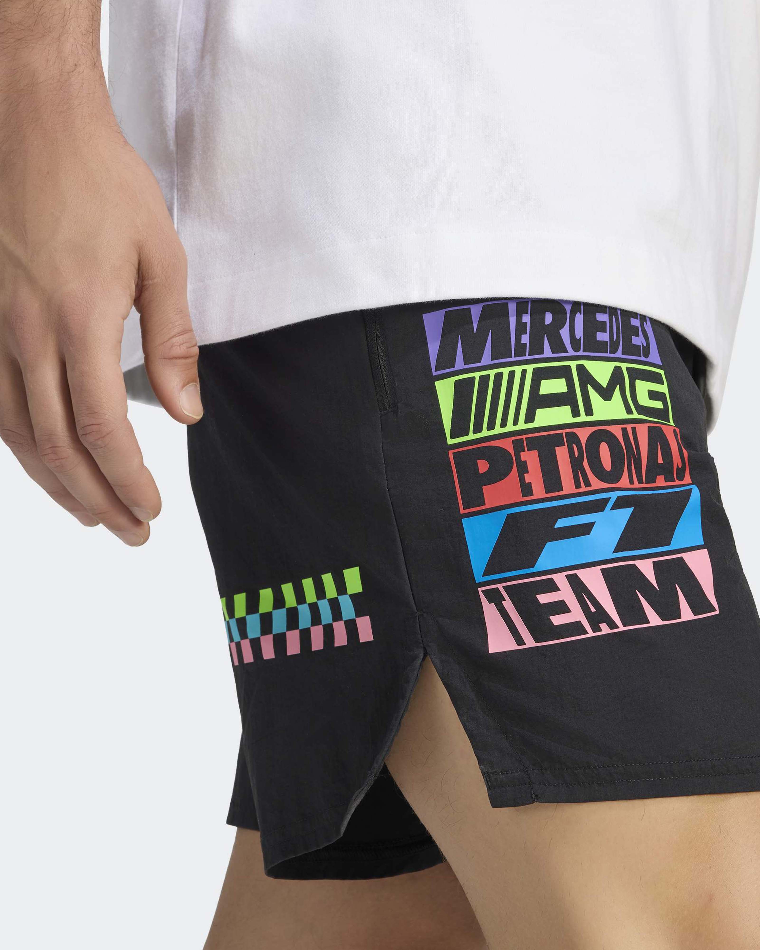 Unisex Lights On Shorts Black