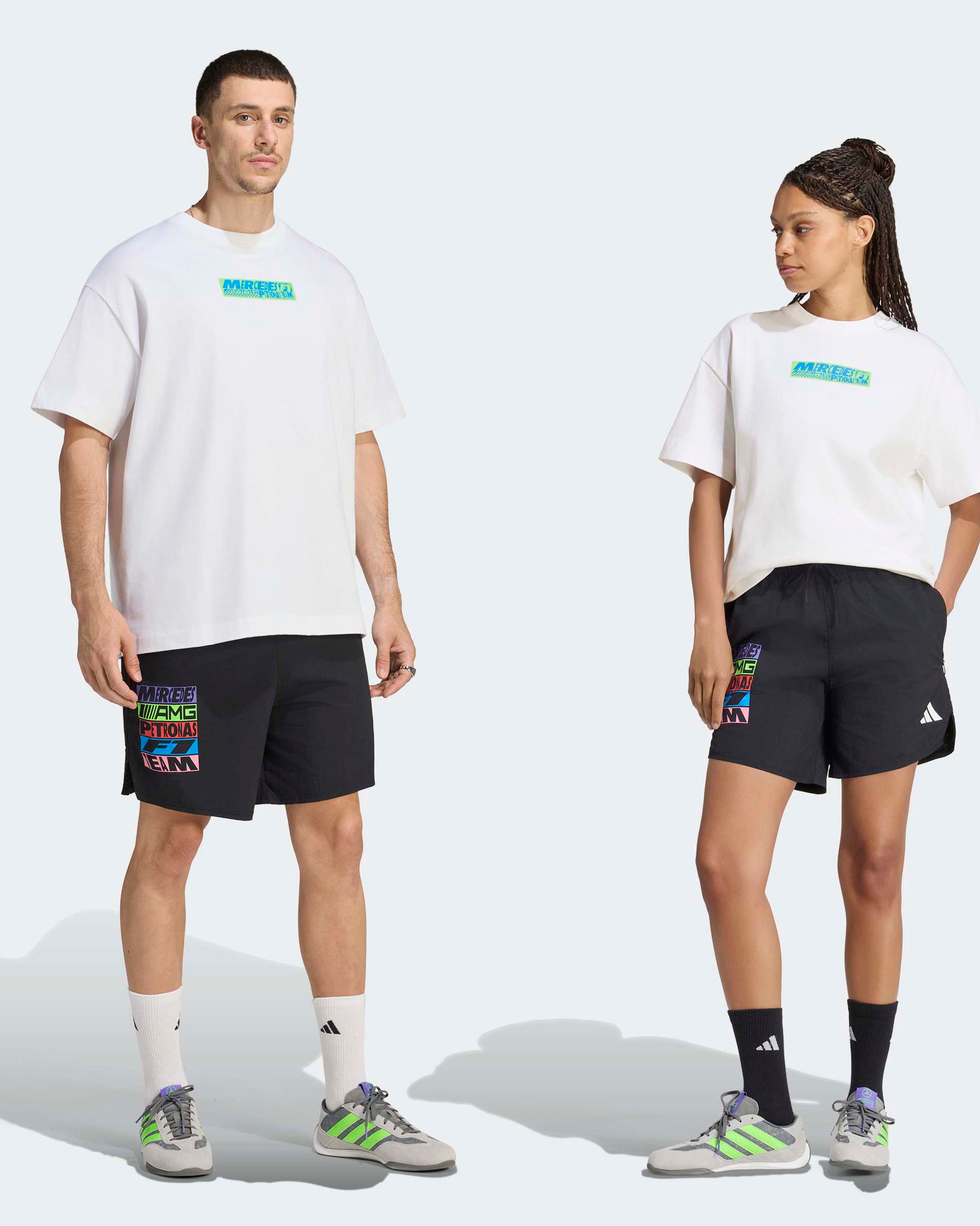 Unisex Lights On Shorts Black