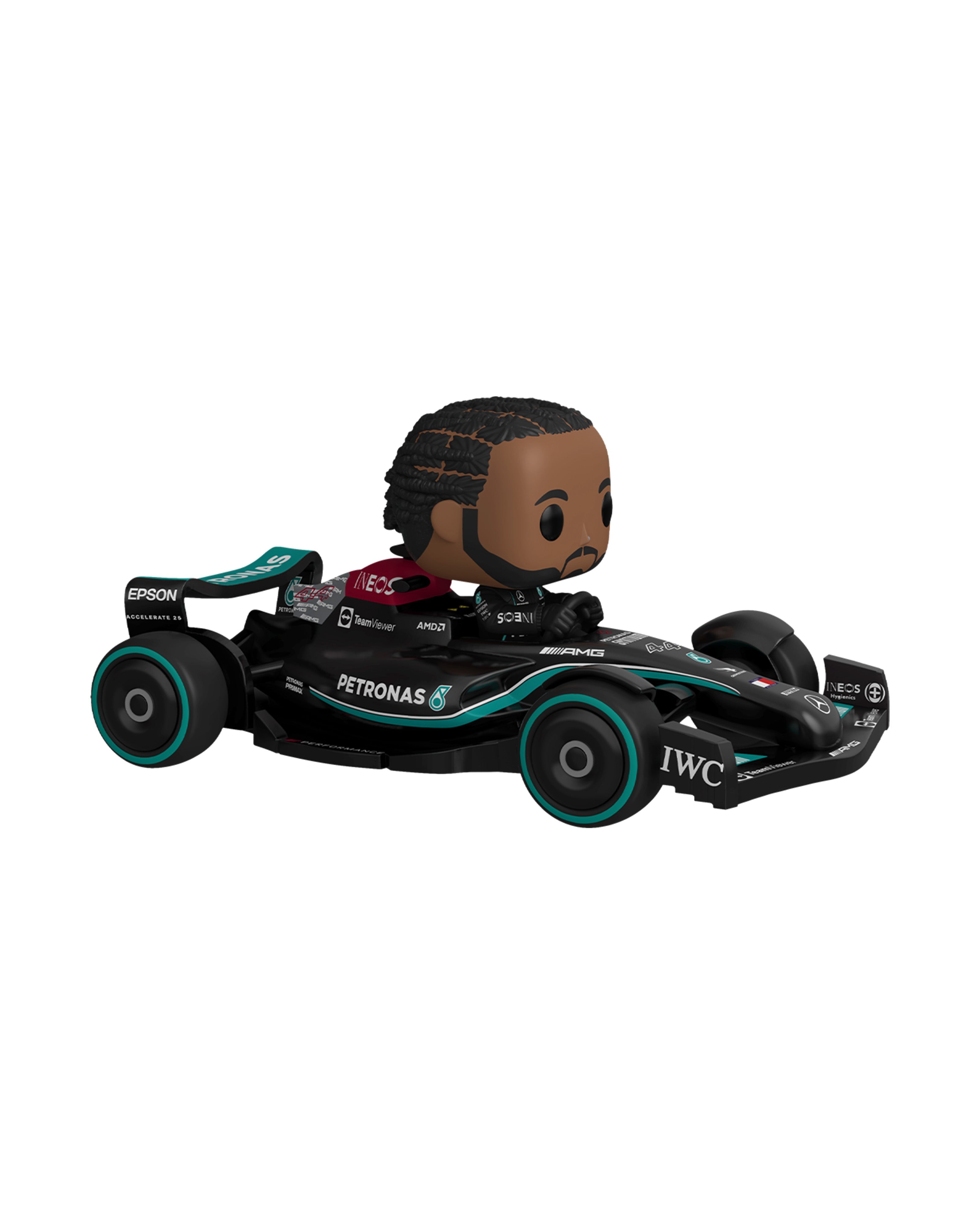 Lewis Hamilton with Car Funko Pop!