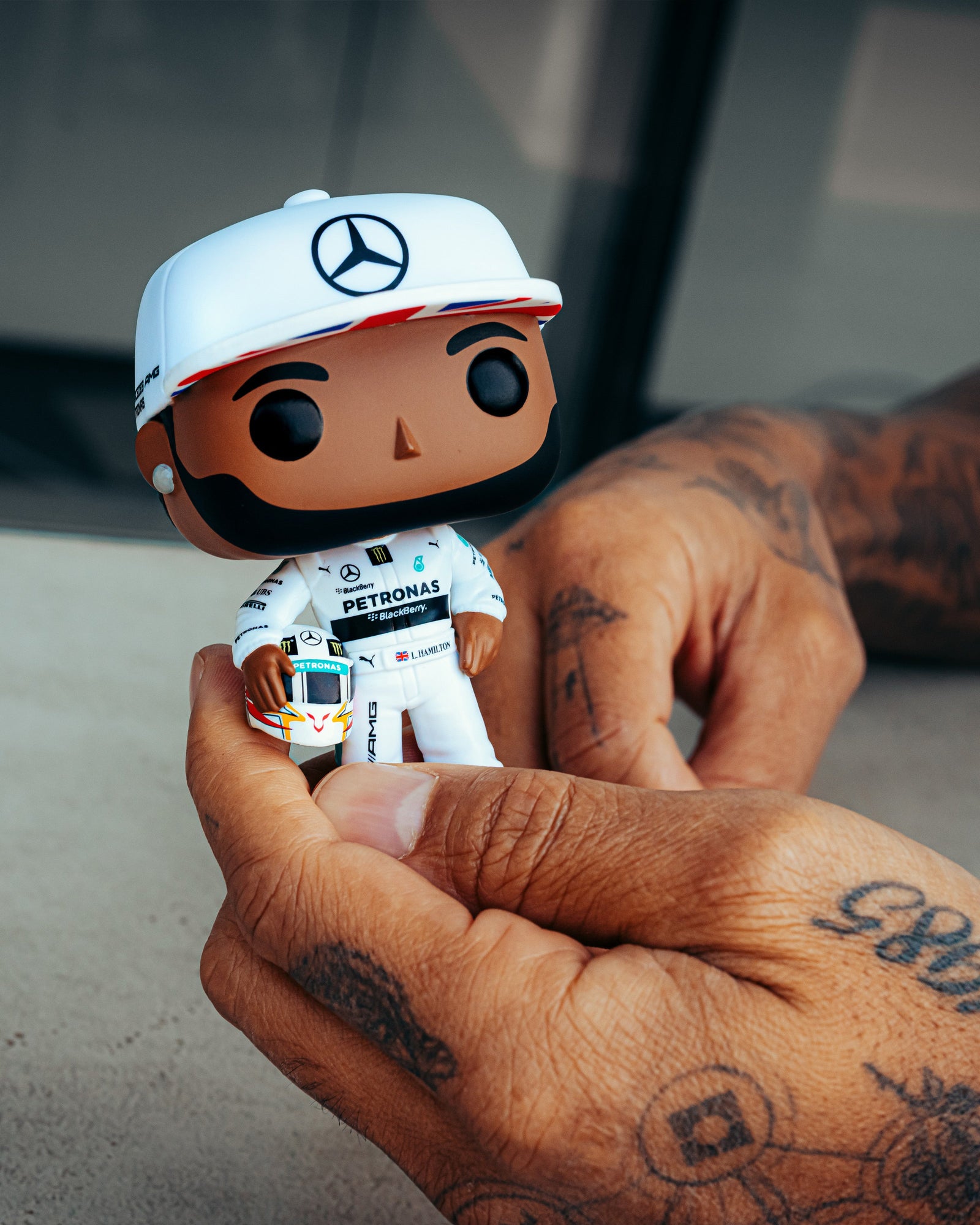 Lewis Hamilton Funko Pop! 2014 World Drivers' Champion Edition