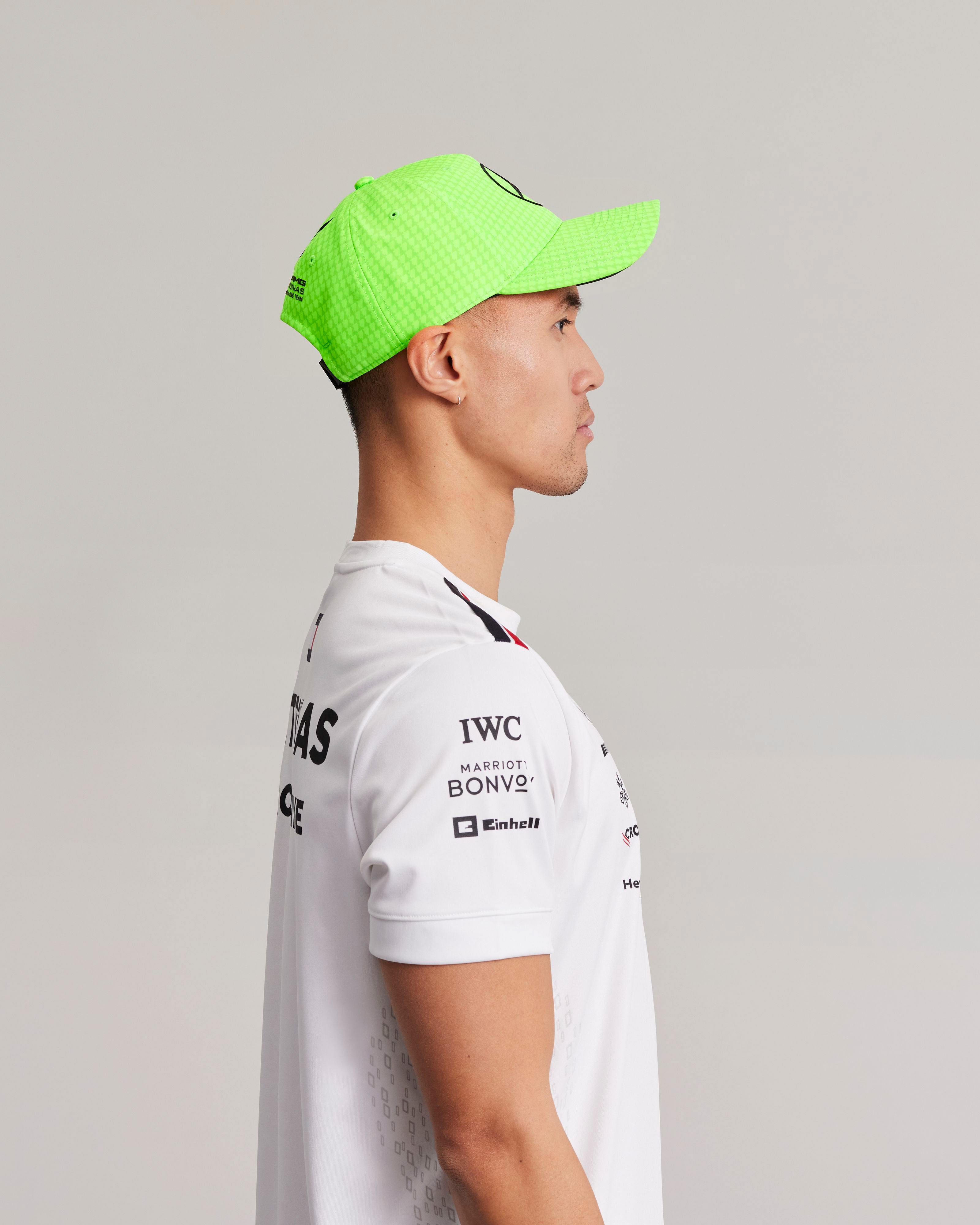 Lewis Hamilton 2023 Team Driver Cap Neon Green