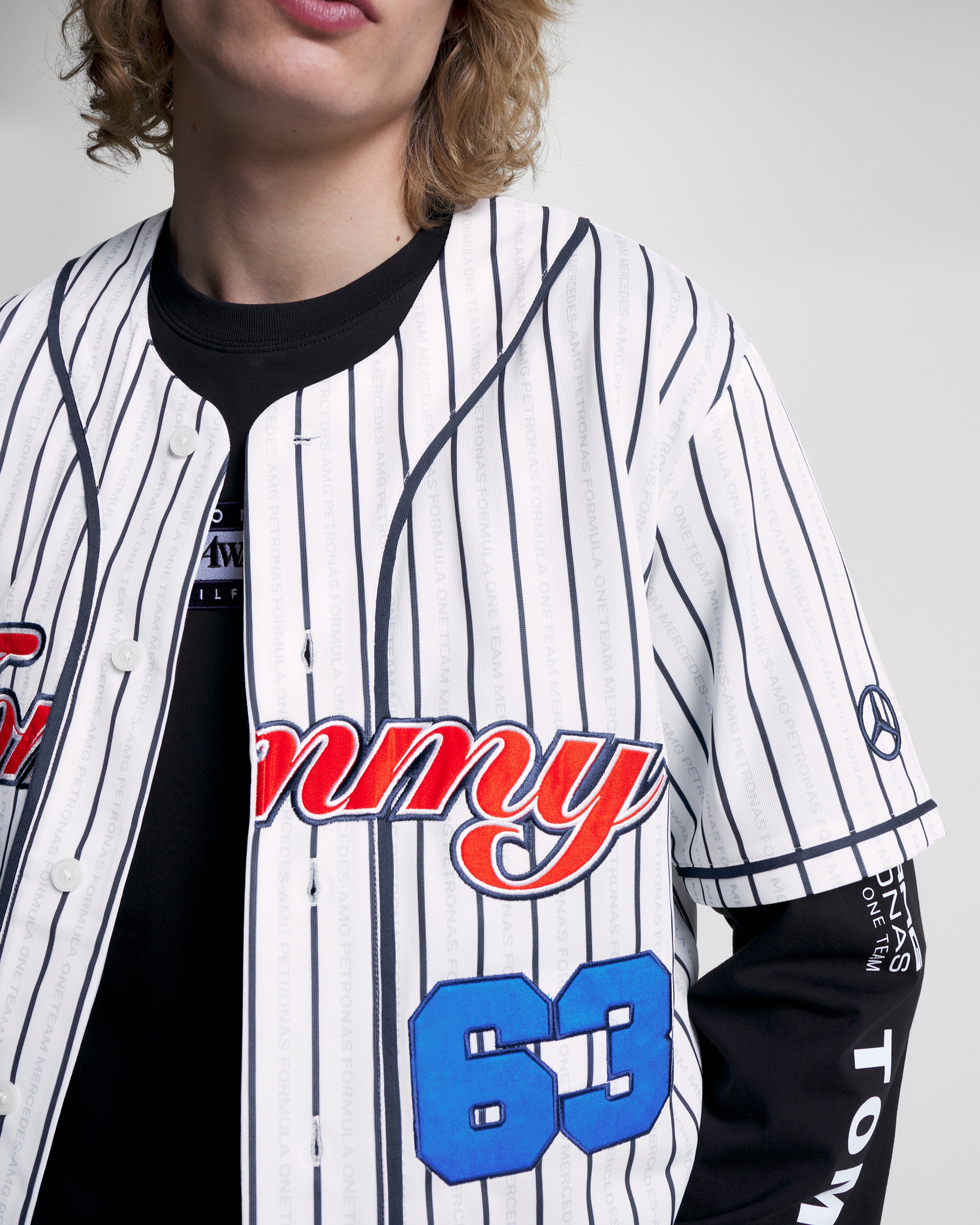 Tommy hilfiger baseball shirt sale