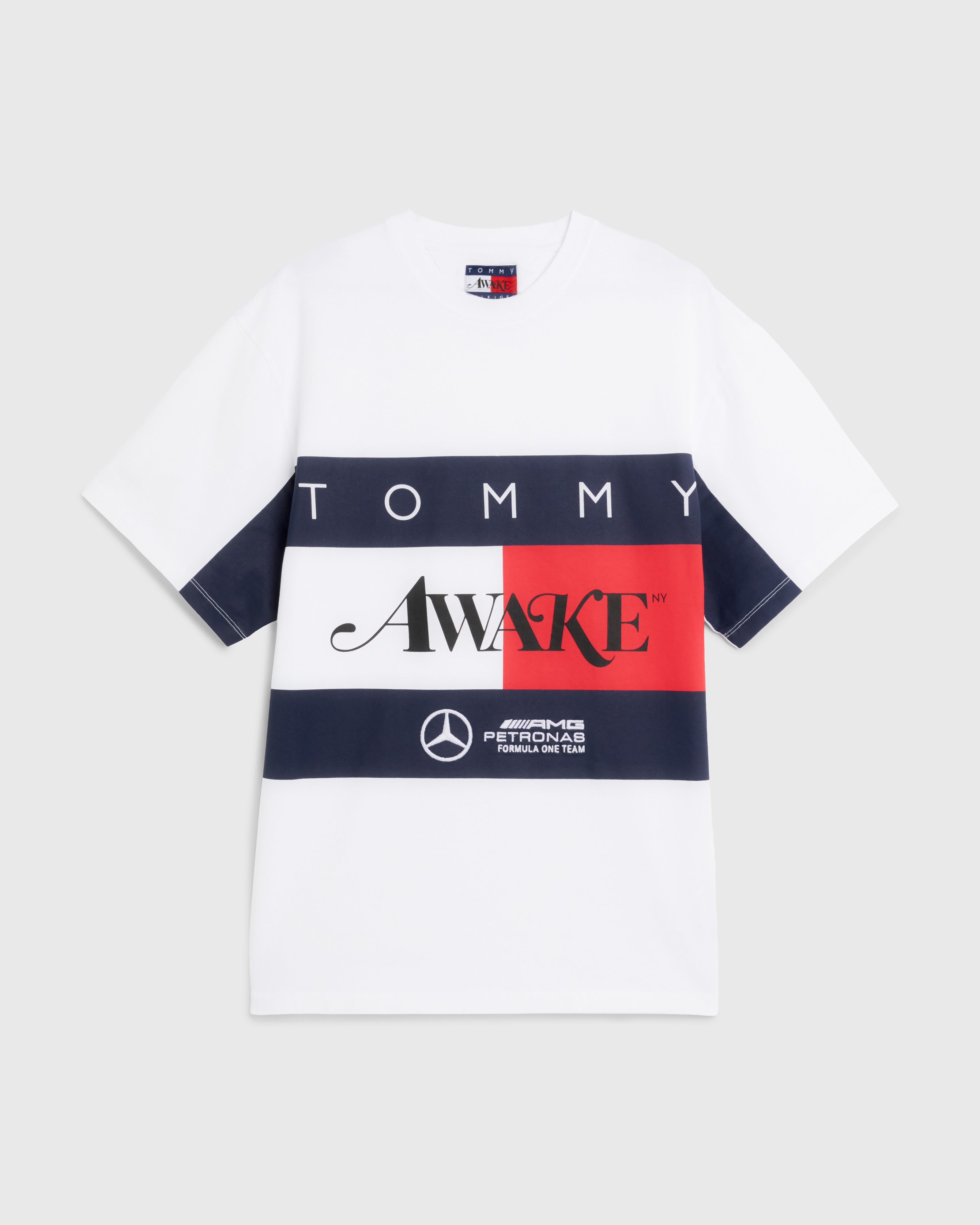 Tommy x Mercedes-AMG F1 x Awake NY Flag Tee White