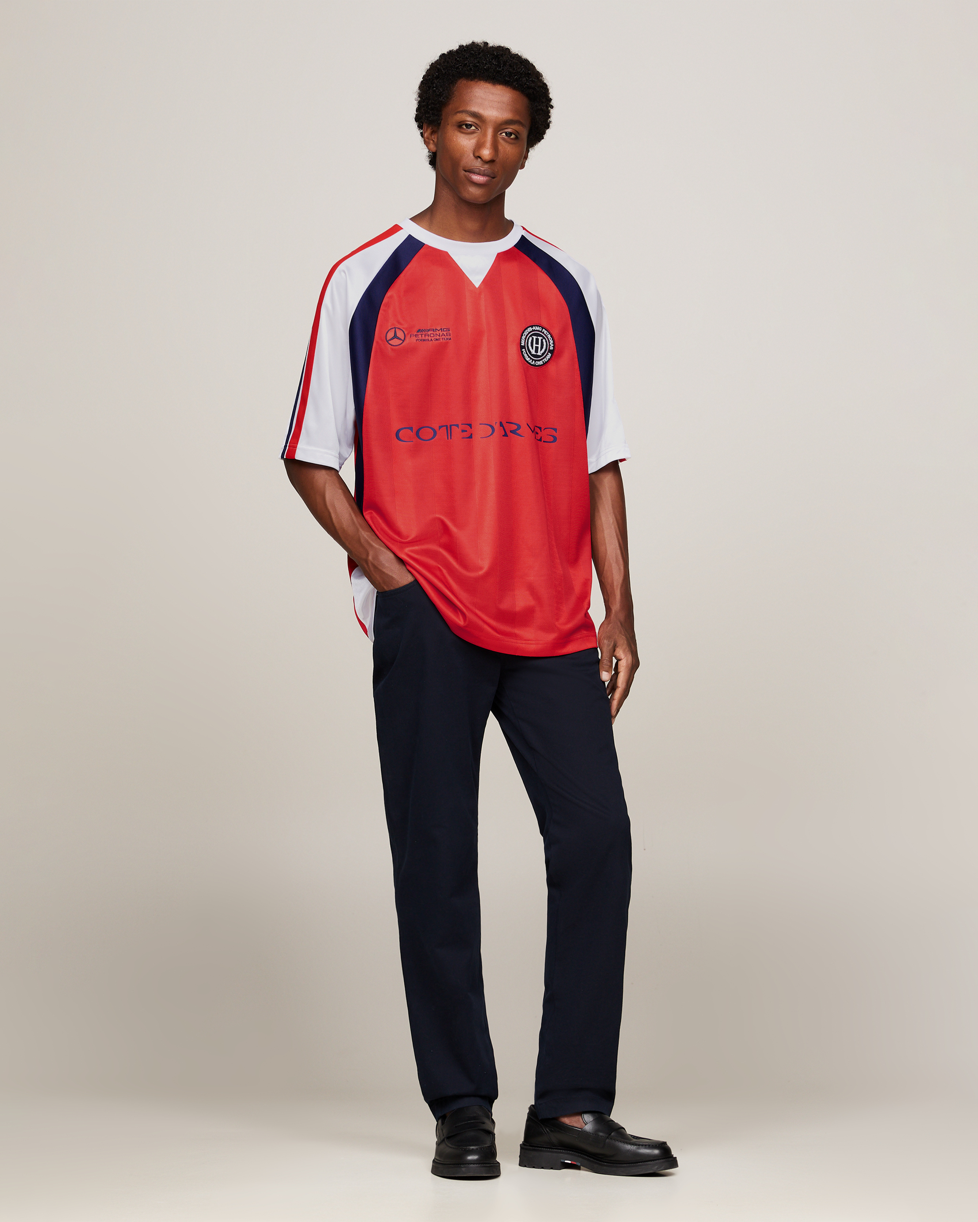 Tommy x Mercedes-AMG F1 x Clarence Ruth Hilfiger Soccer Tee