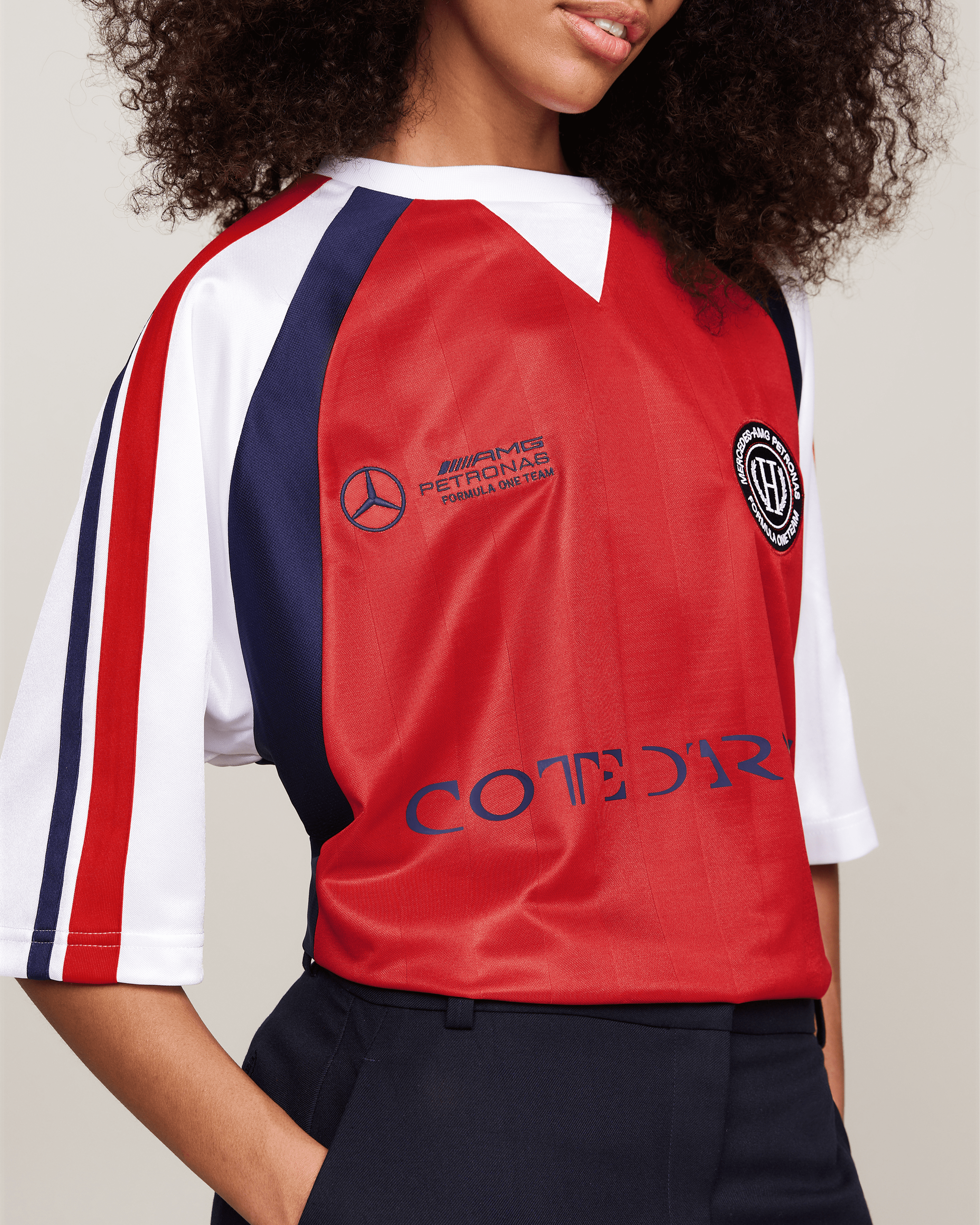 Tommy x Mercedes-AMG F1 x Clarence Ruth Hilfiger Soccer Tee