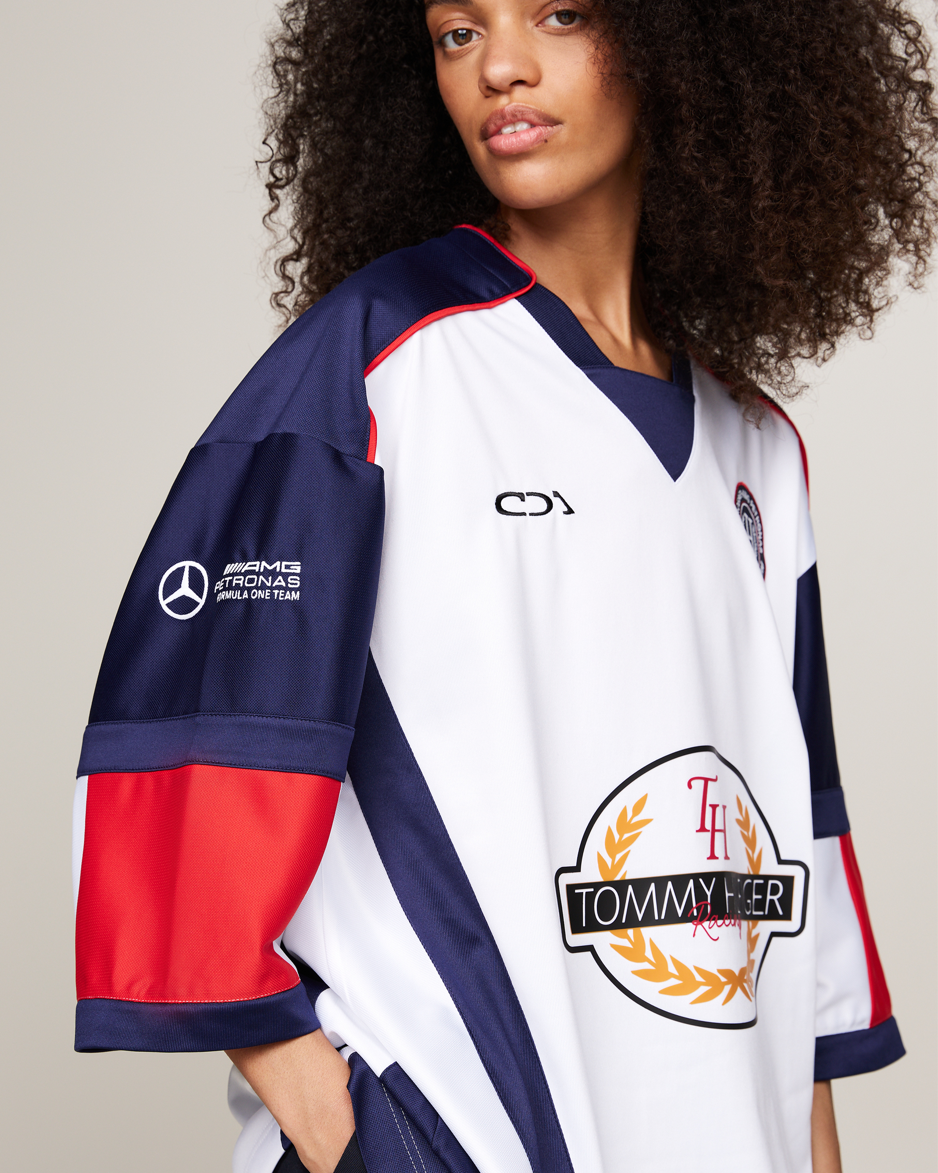 Tommy x Mercedes-AMG F1 x Clarence Ruth Hockey Jersey