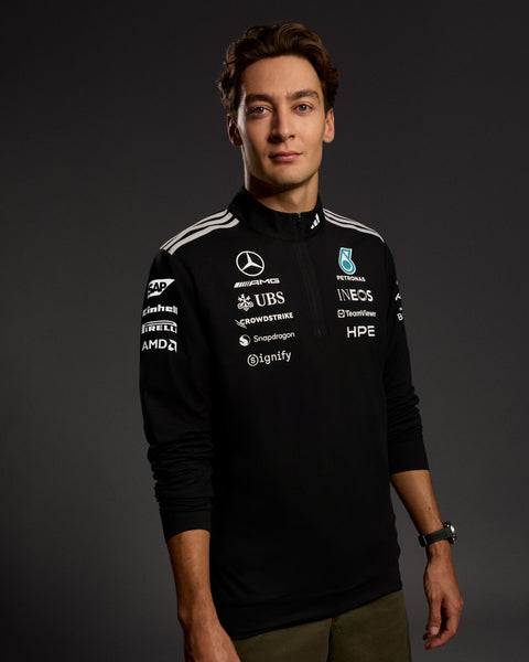 MERCEDES-AMG PETRONAS MOTORSPORT F1 Team grau Herren Strick-Pullover NEU EUR 59,90 - DE