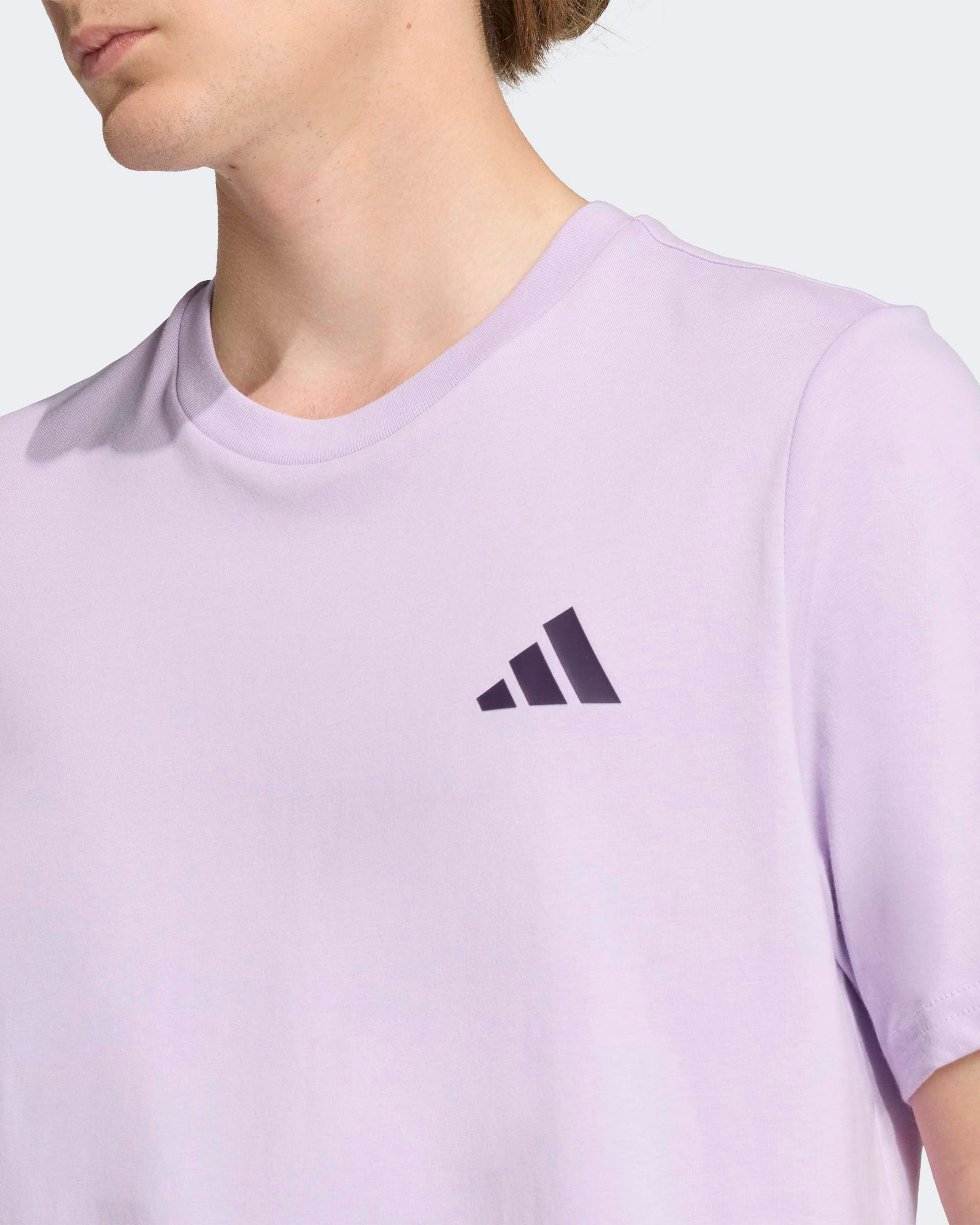 Mens Premium Woven Graphic T-shirt Purple