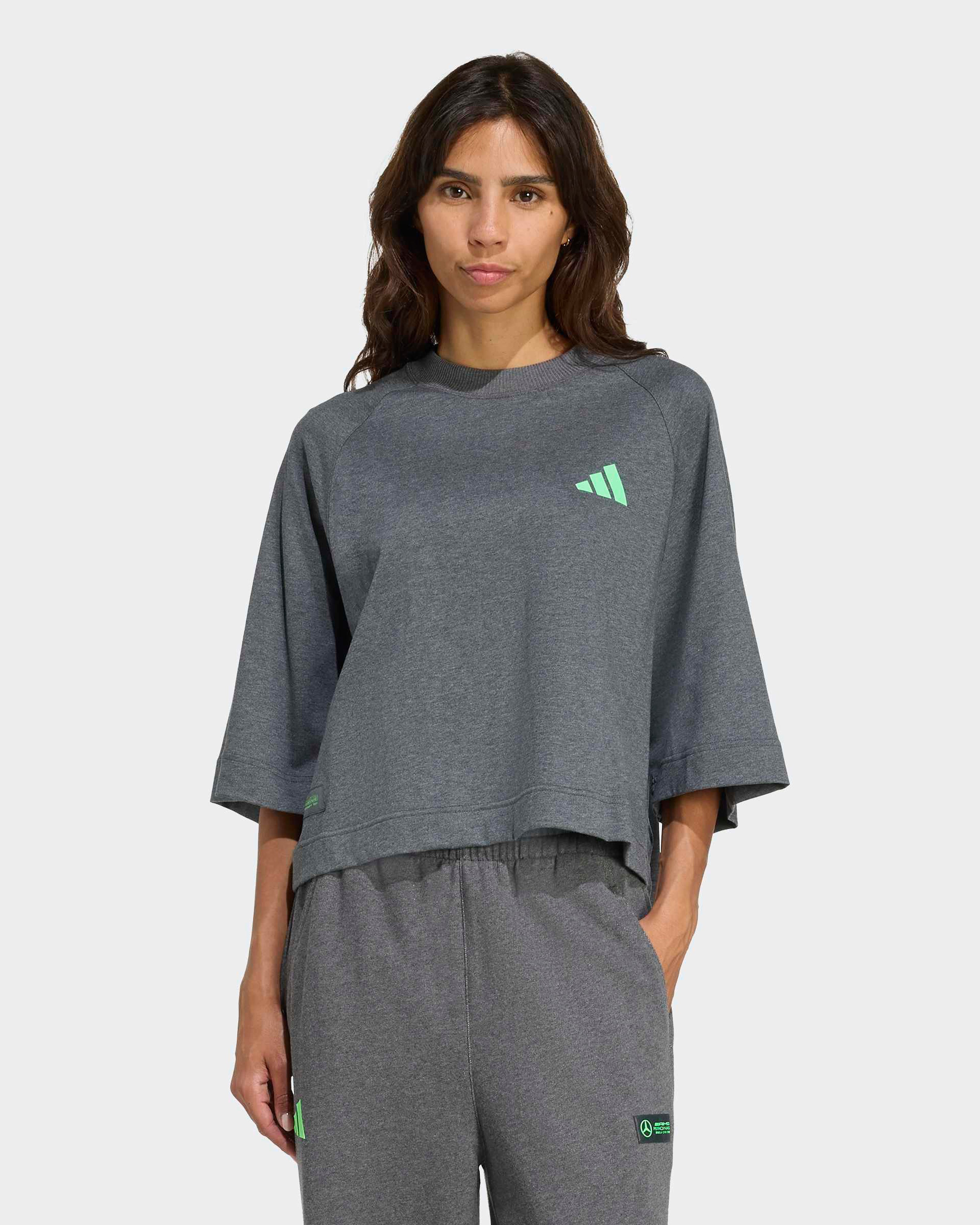 Womens Premium Sweat T-shirt Grey