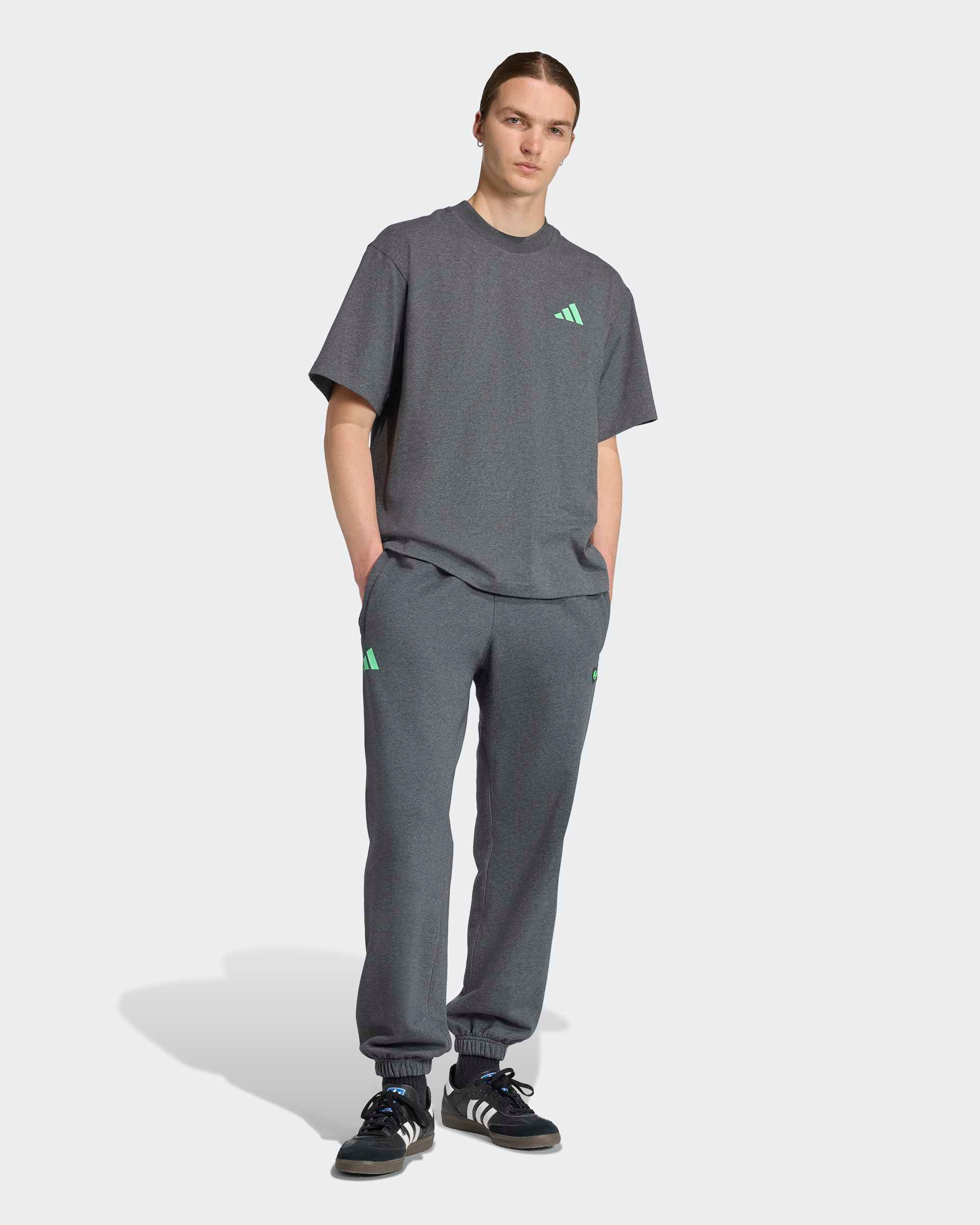 Mens Premium Sweat T-shirt Grey