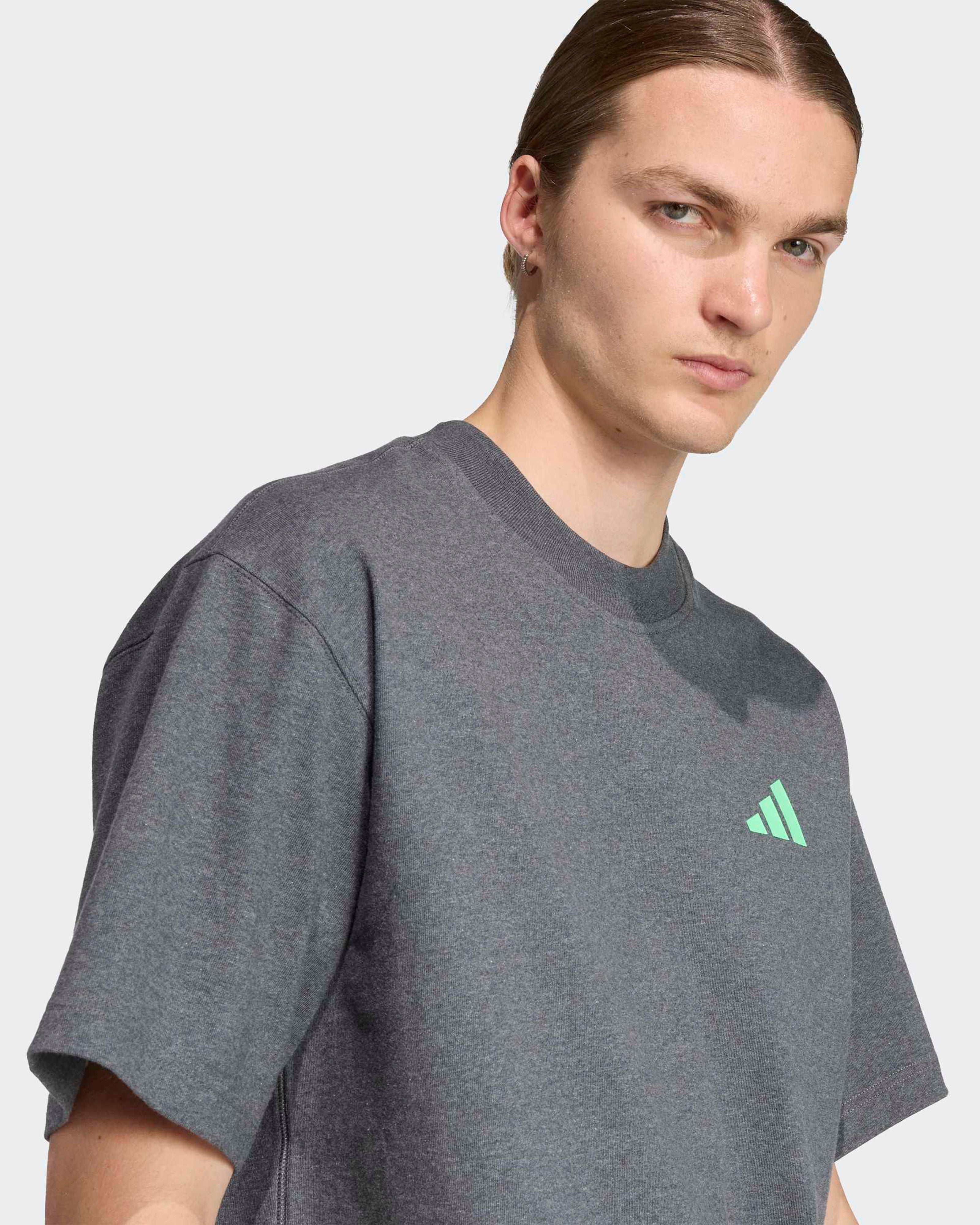 Mens Premium Sweat T-shirt Grey