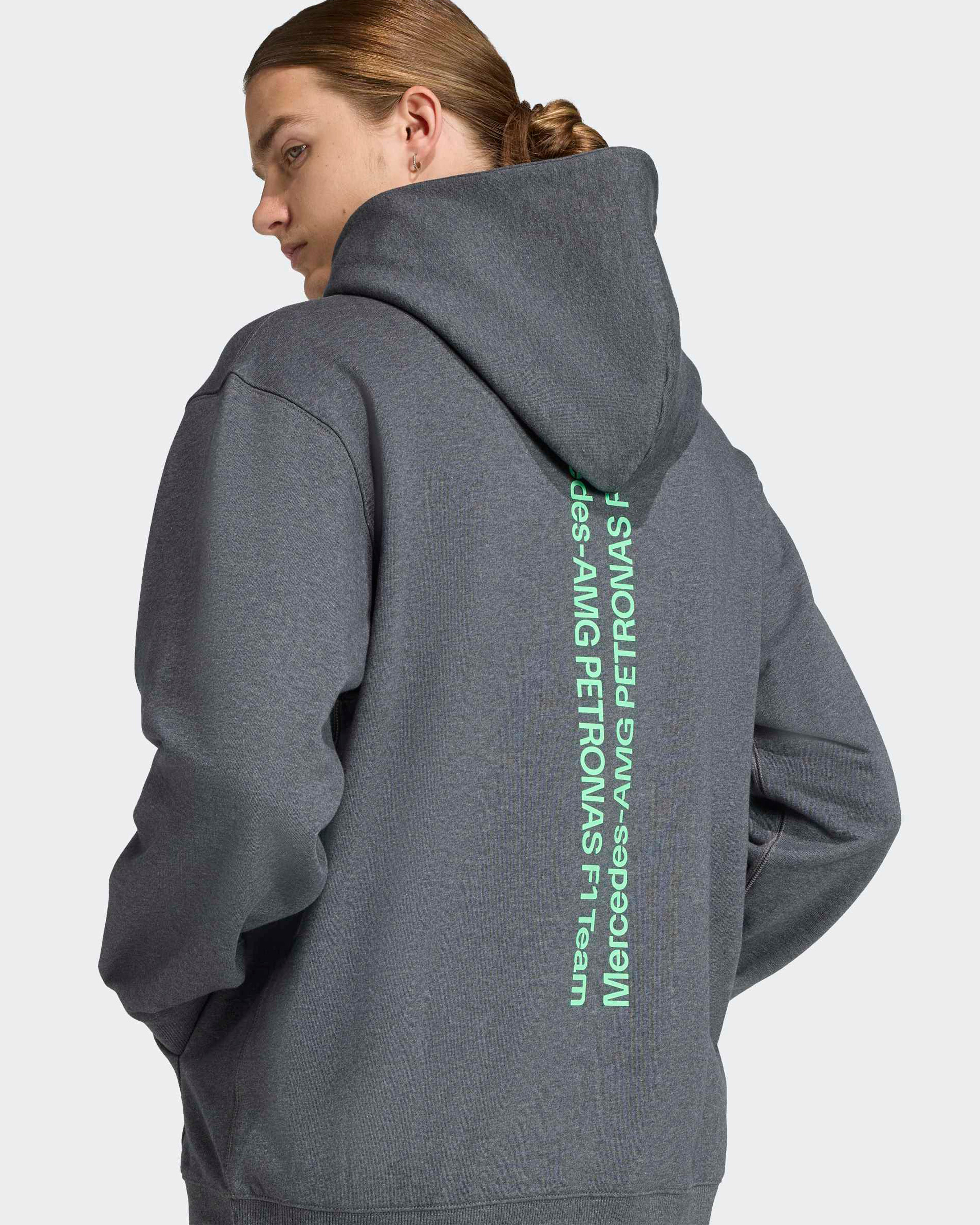 Mens Premium Sweat Hoody Grey