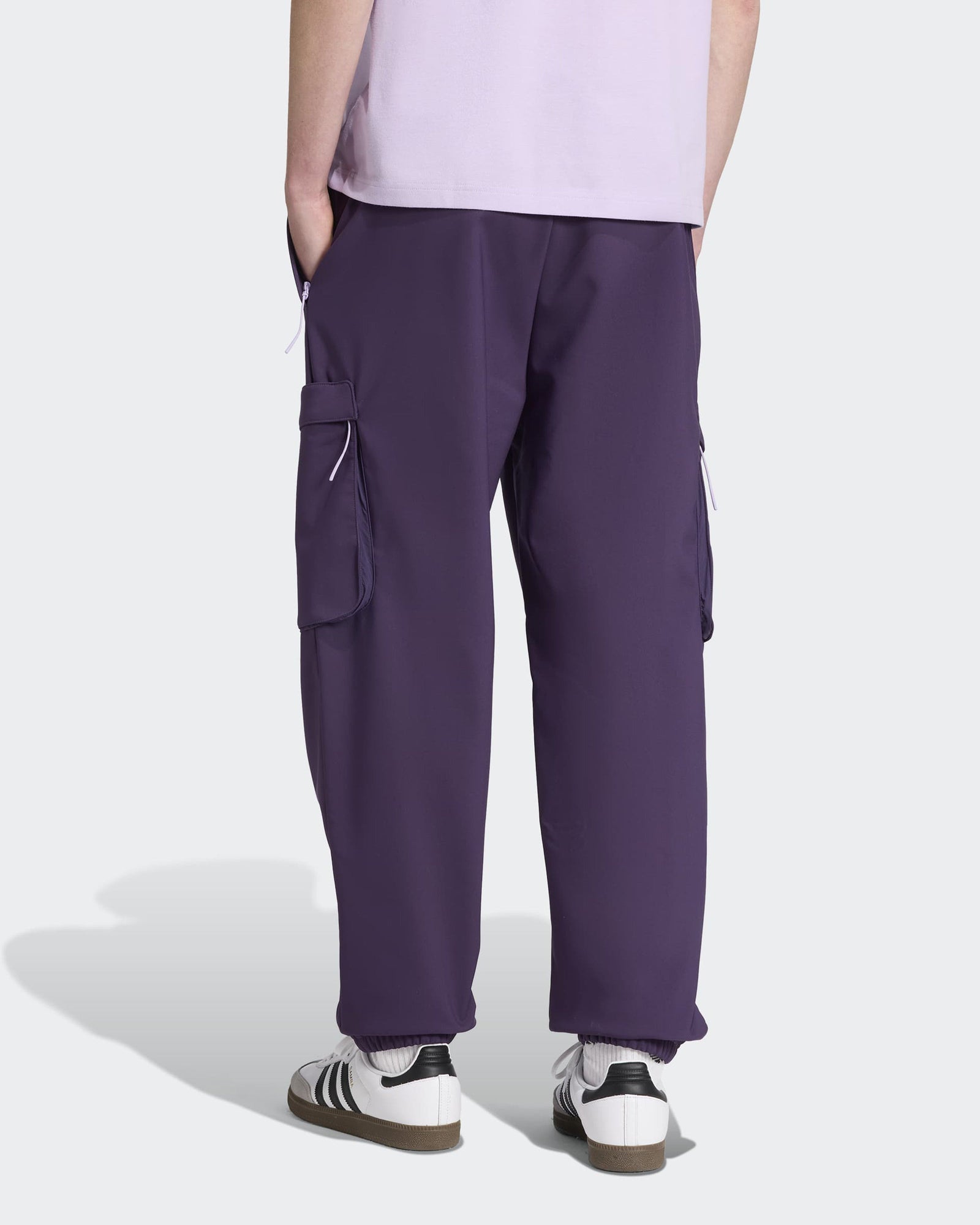 Mens Premium Woven Joggers Dark Purple