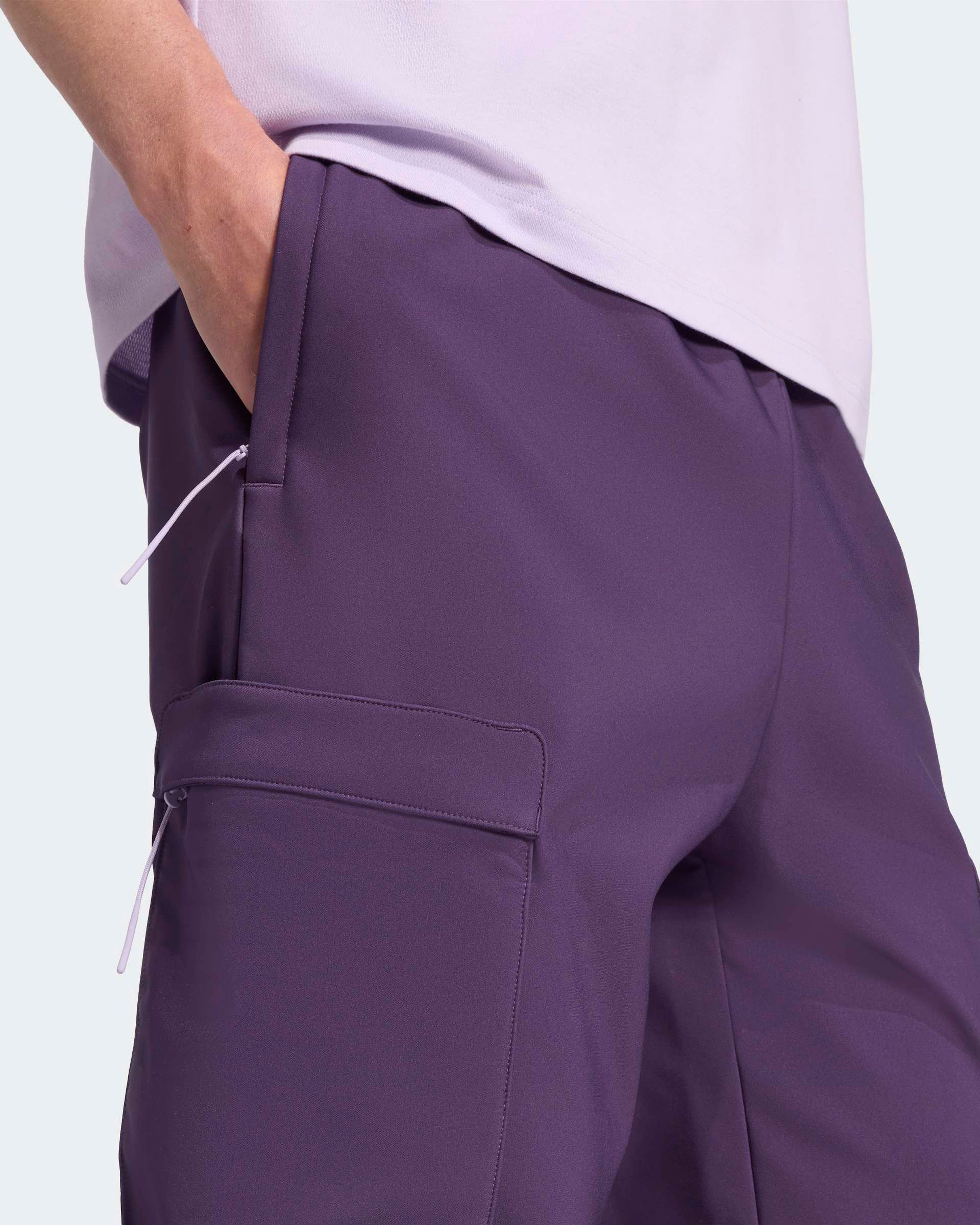Mens Premium Woven Joggers Dark Purple