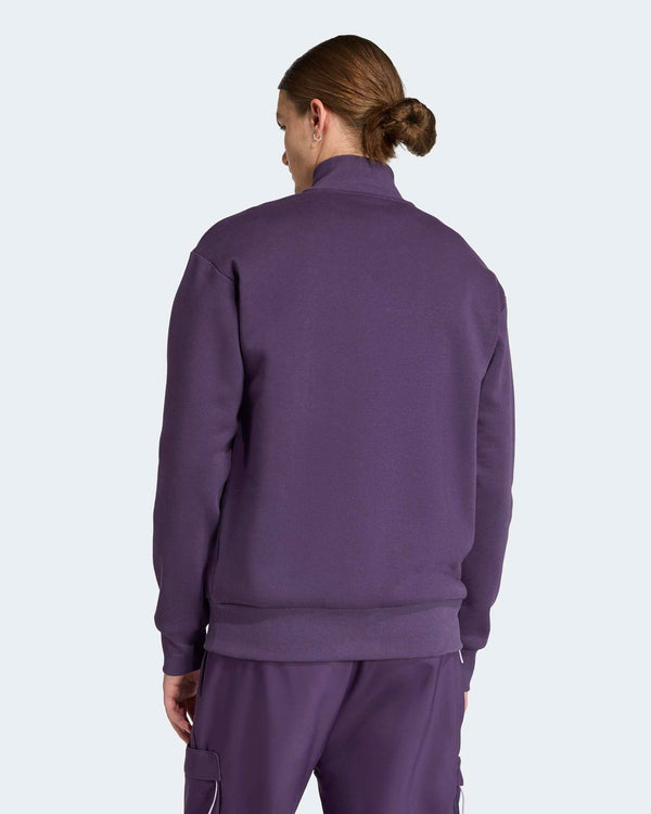 Mens Premium Woven Fleece Top Dark Purple