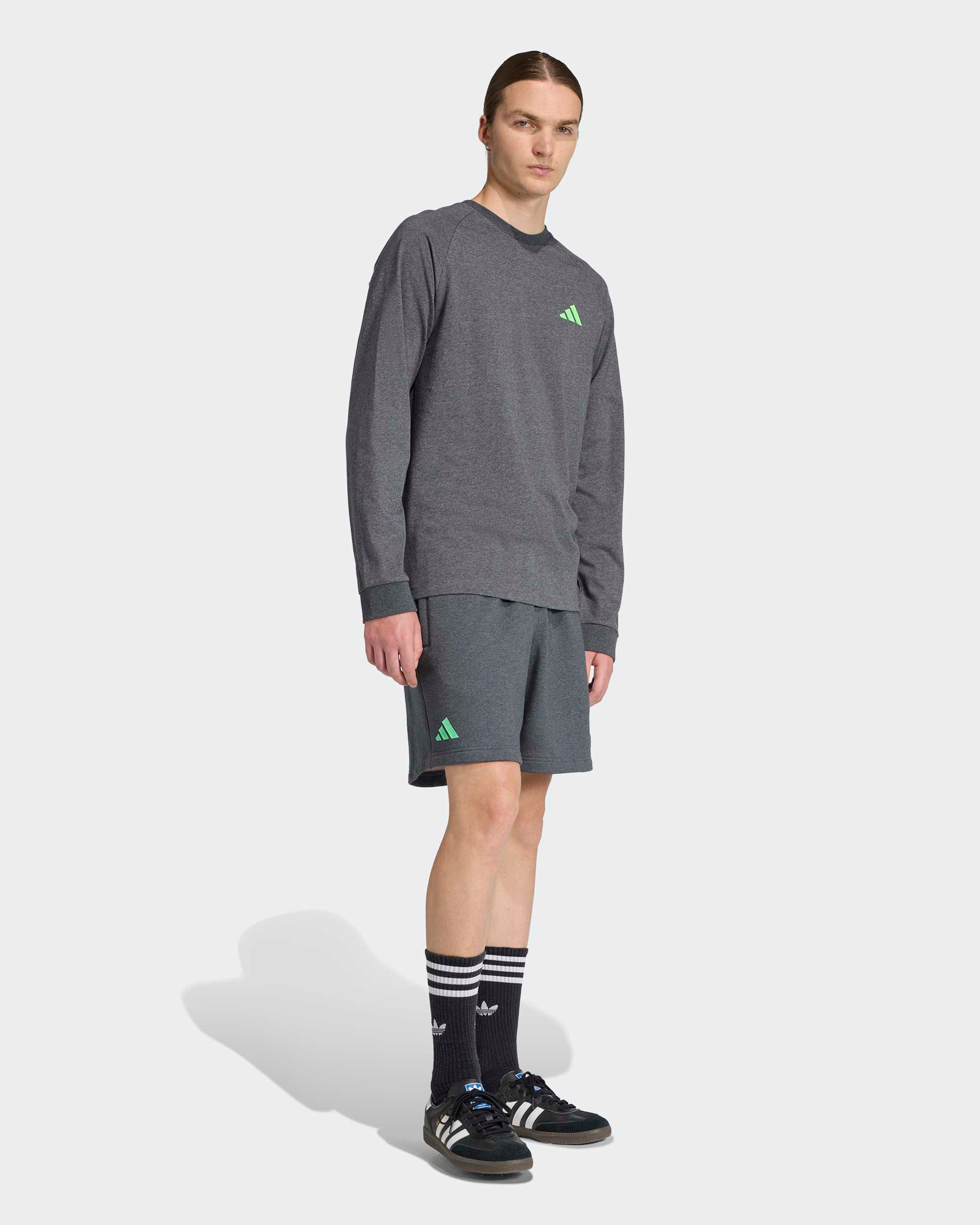 Mens Premium Sweat Shorts Grey