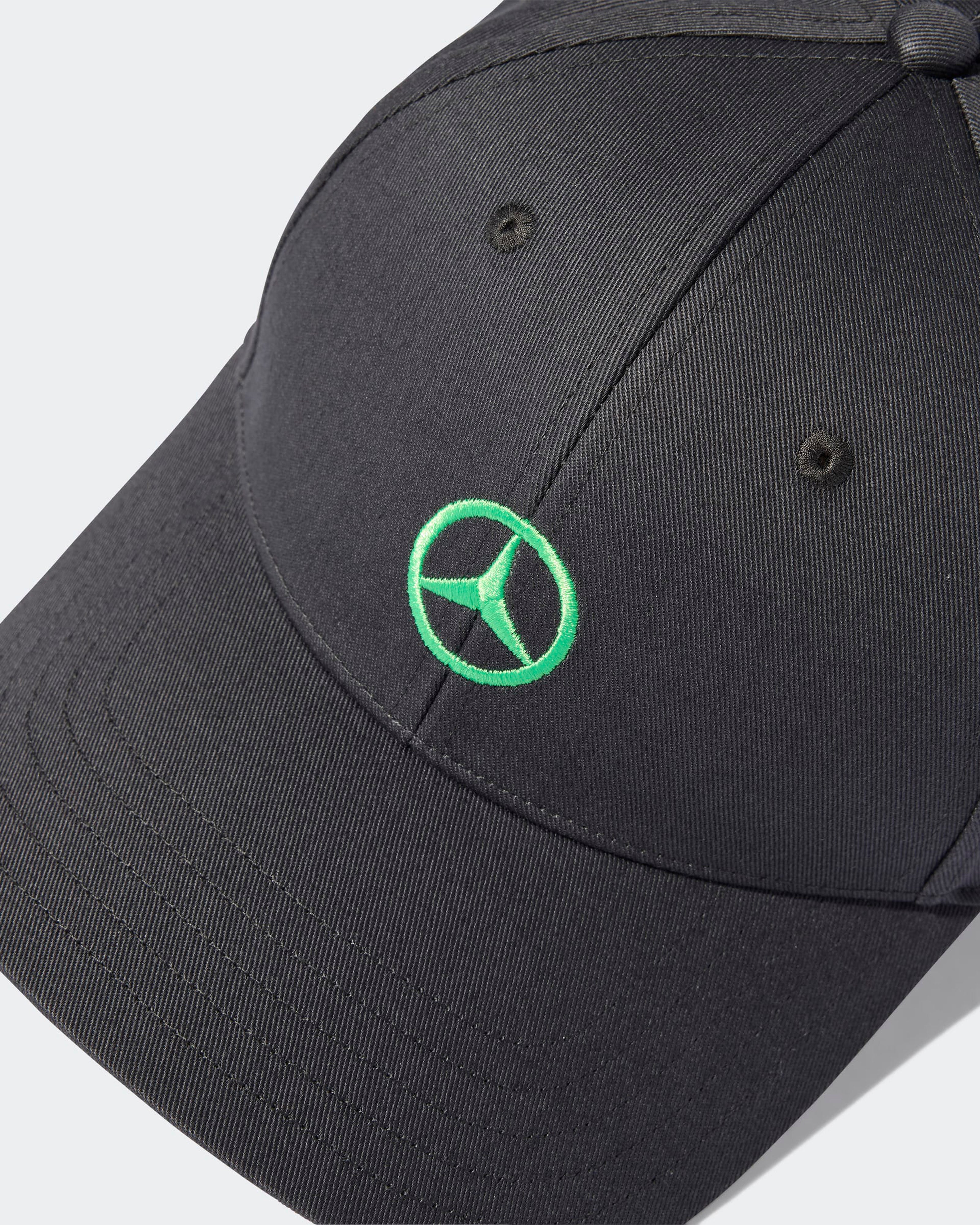 Fan Cotton Cap Dark Grey