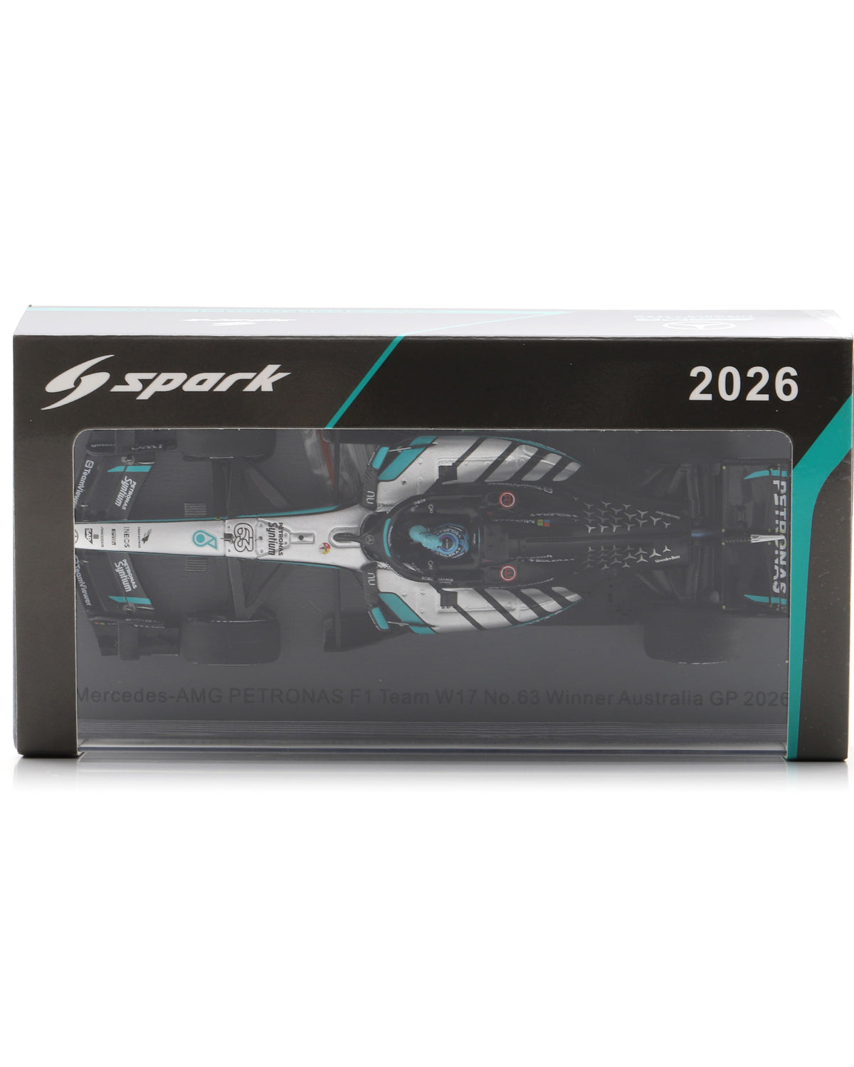 George Russell Australia GP 2026 Car Model with Pit Board