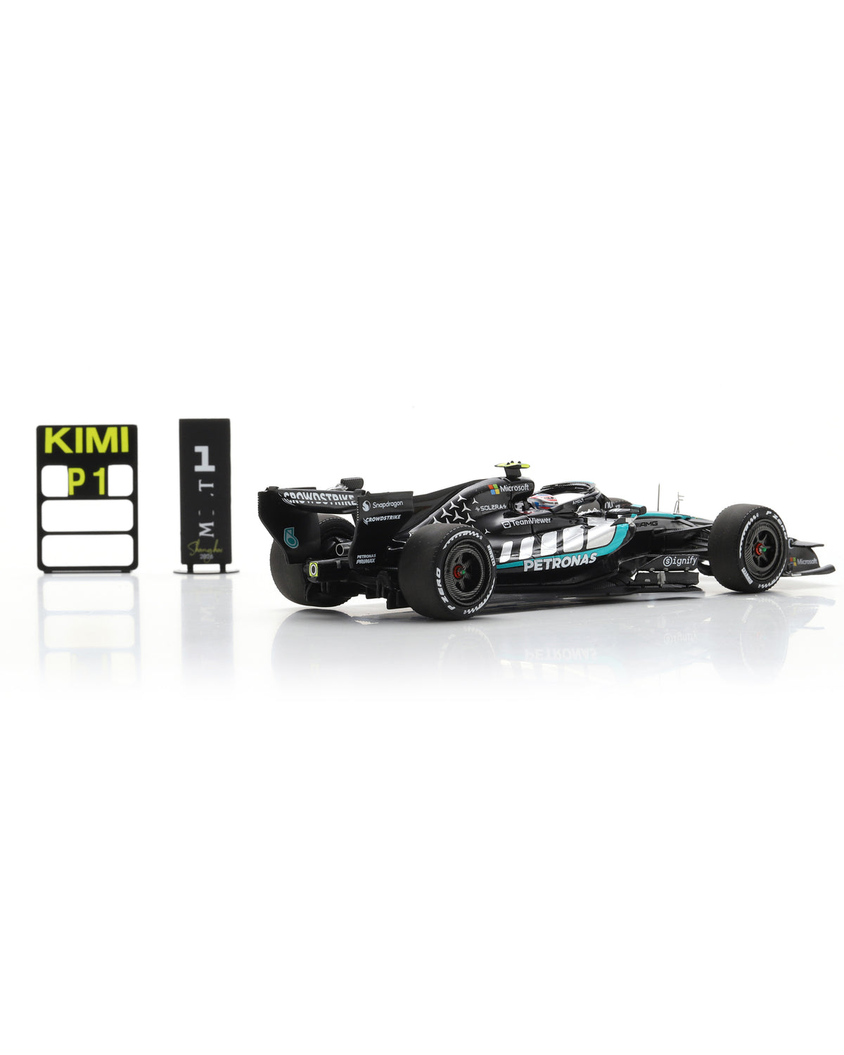 Kimi Antonelli Chinese GP 2026 Car Model with Pit Board
