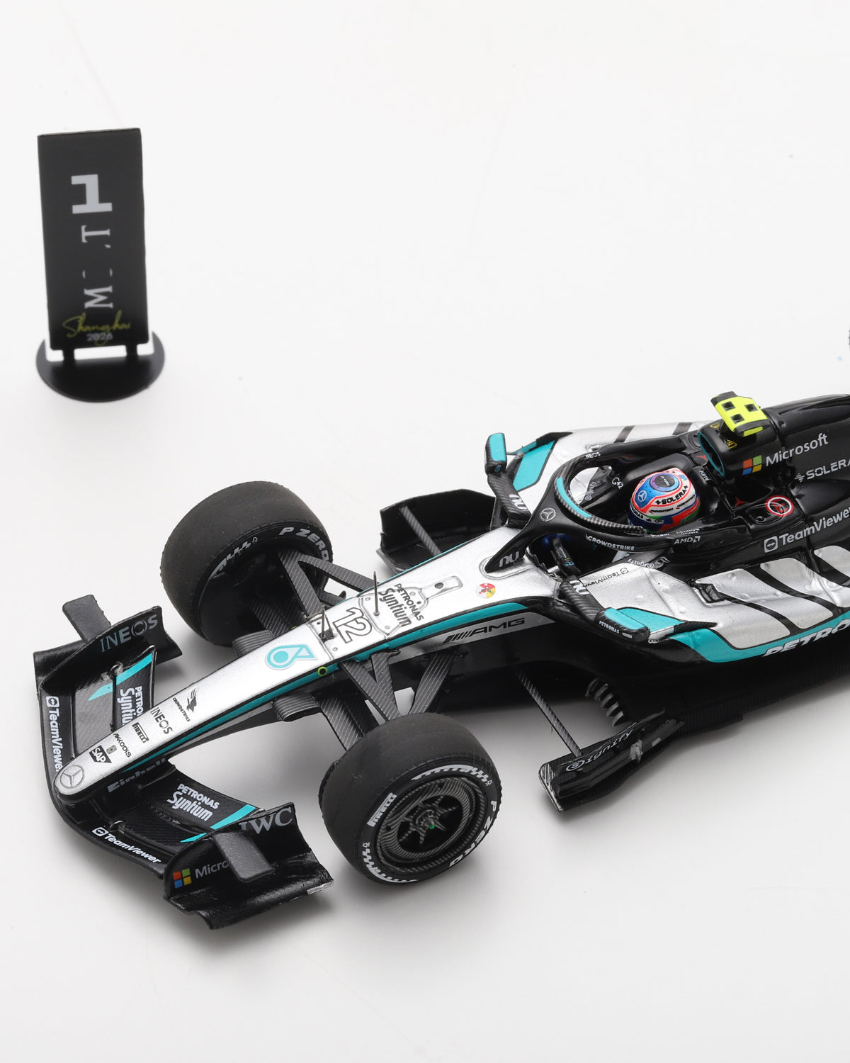 Kimi Antonelli Chinese GP 2026 Car Model with Pit Board