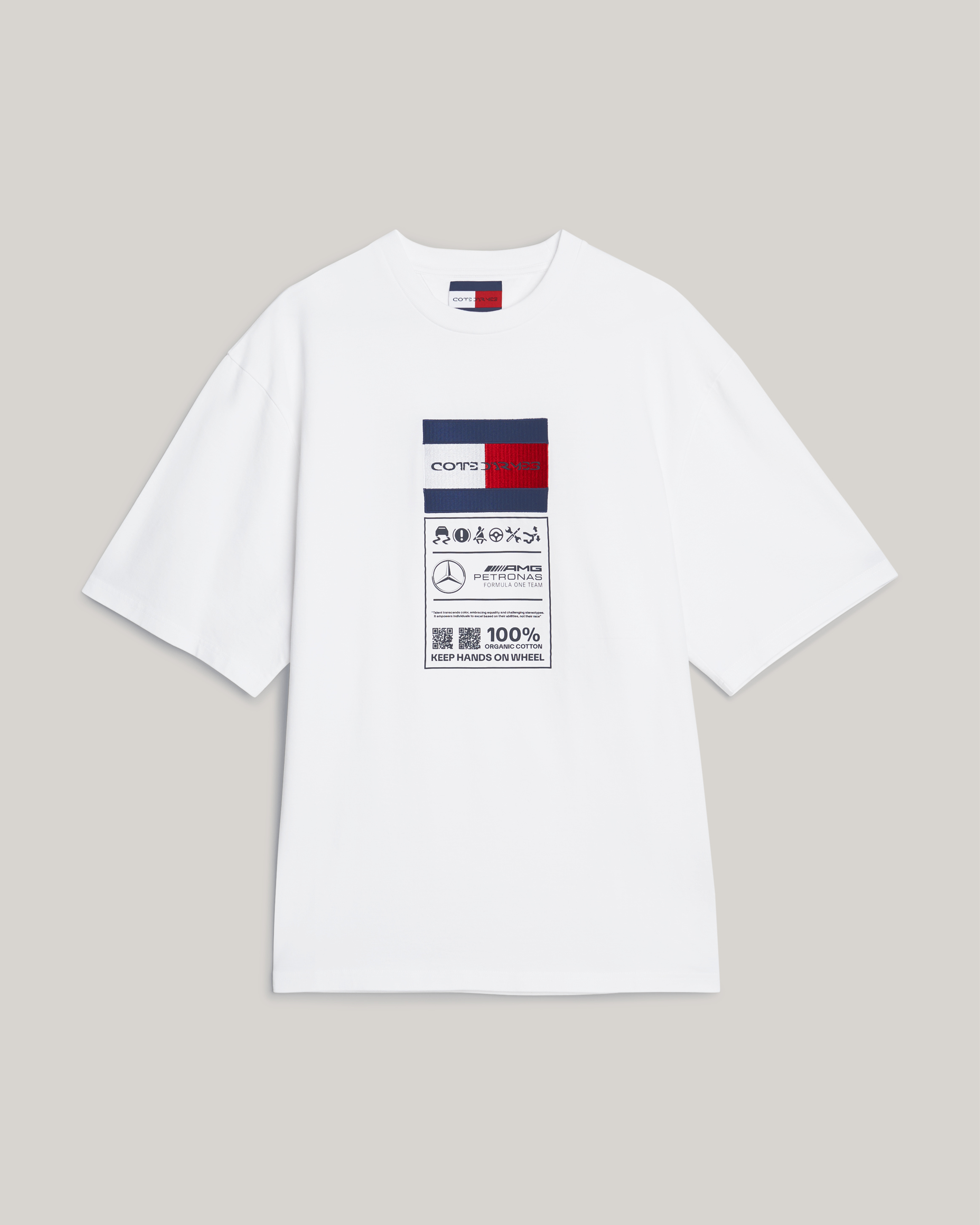 Tommy x Mercedes-AMG F1 x Clarence Ruth Label Tee White