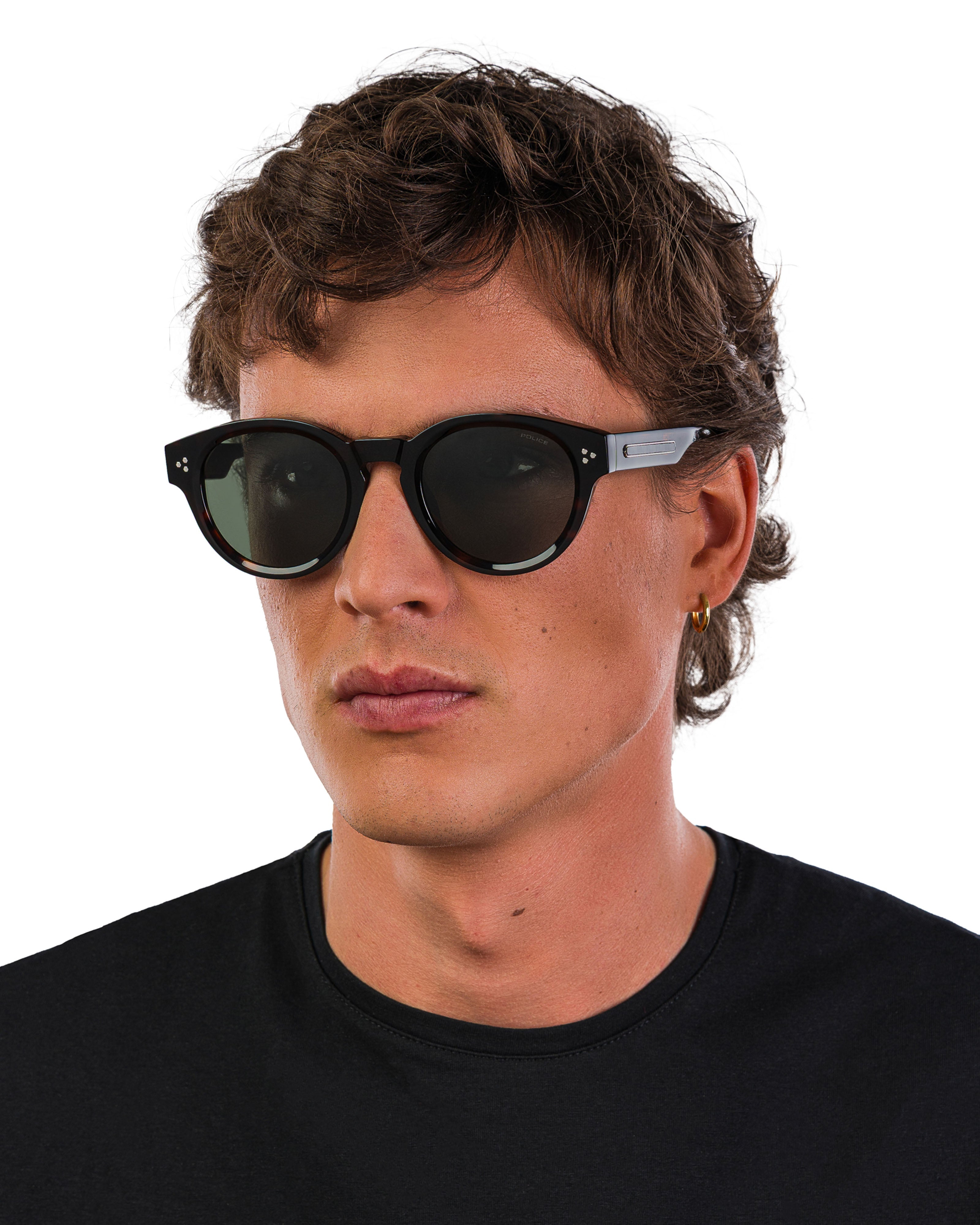 Police x Mercedes Sunglasses Police SPLR48M Havana