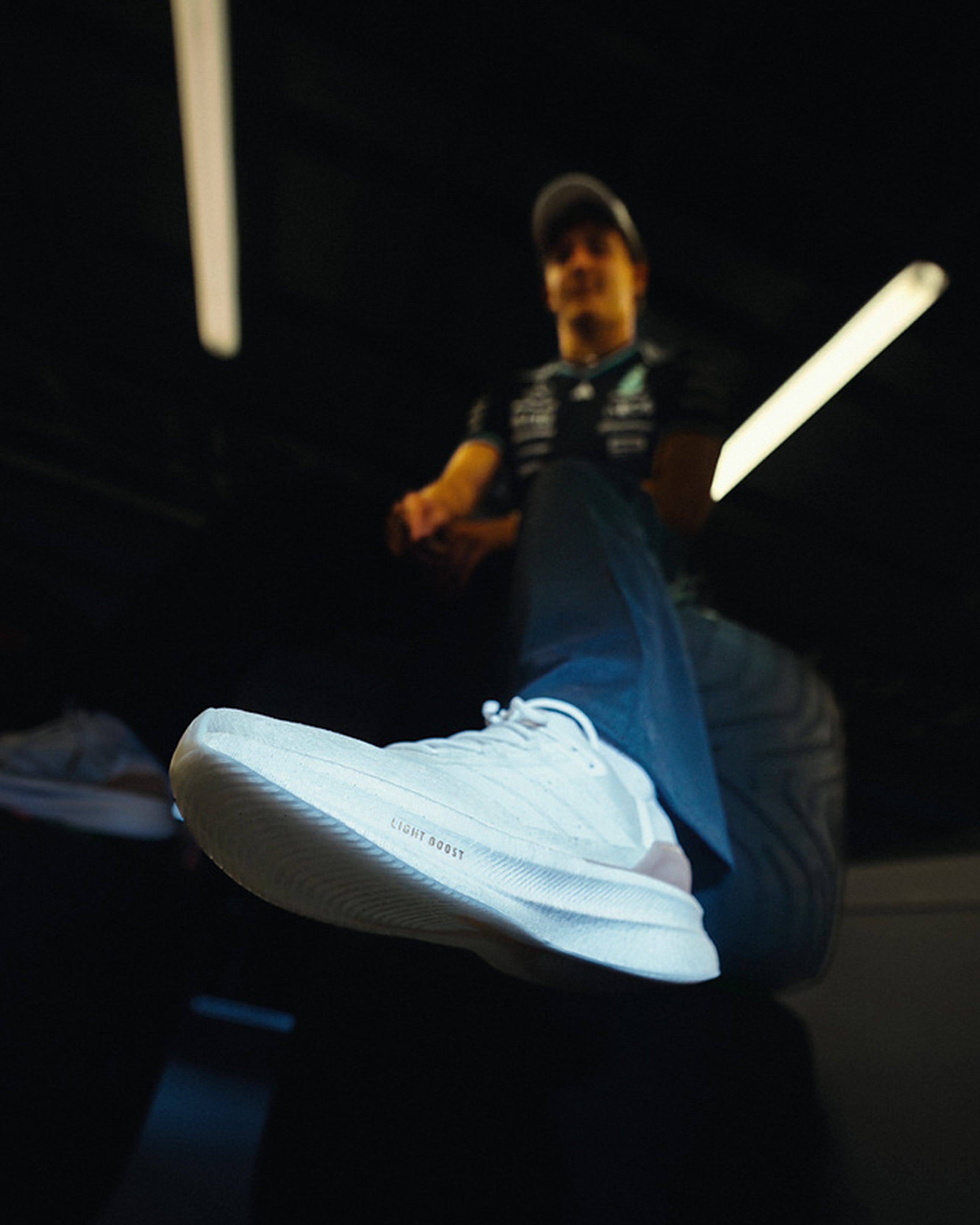 Mens Ultraboost 5 Strung Shoes White