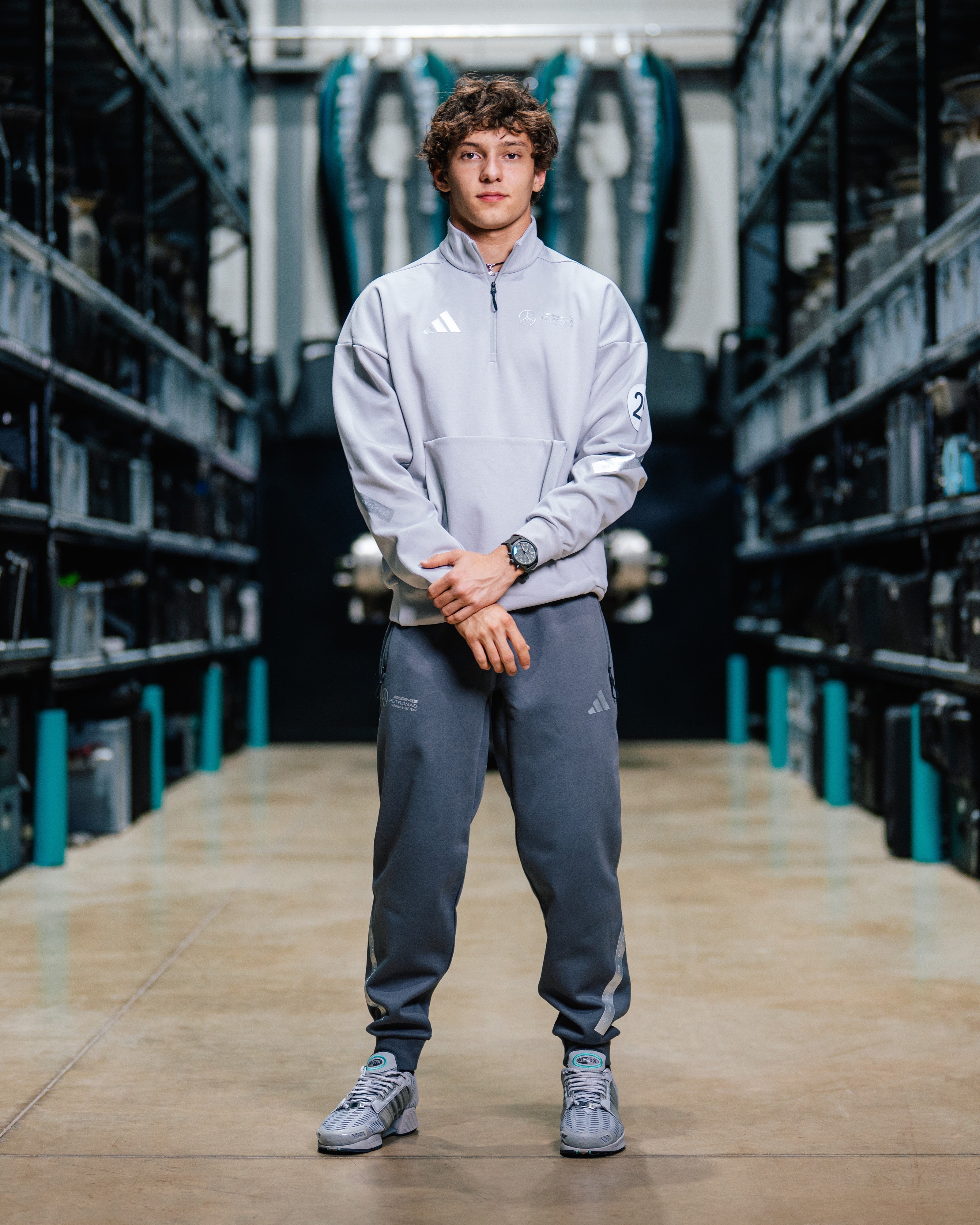 Mens Silver Arrows Joggers Grey | Official Mercedes-AMG PETRONAS