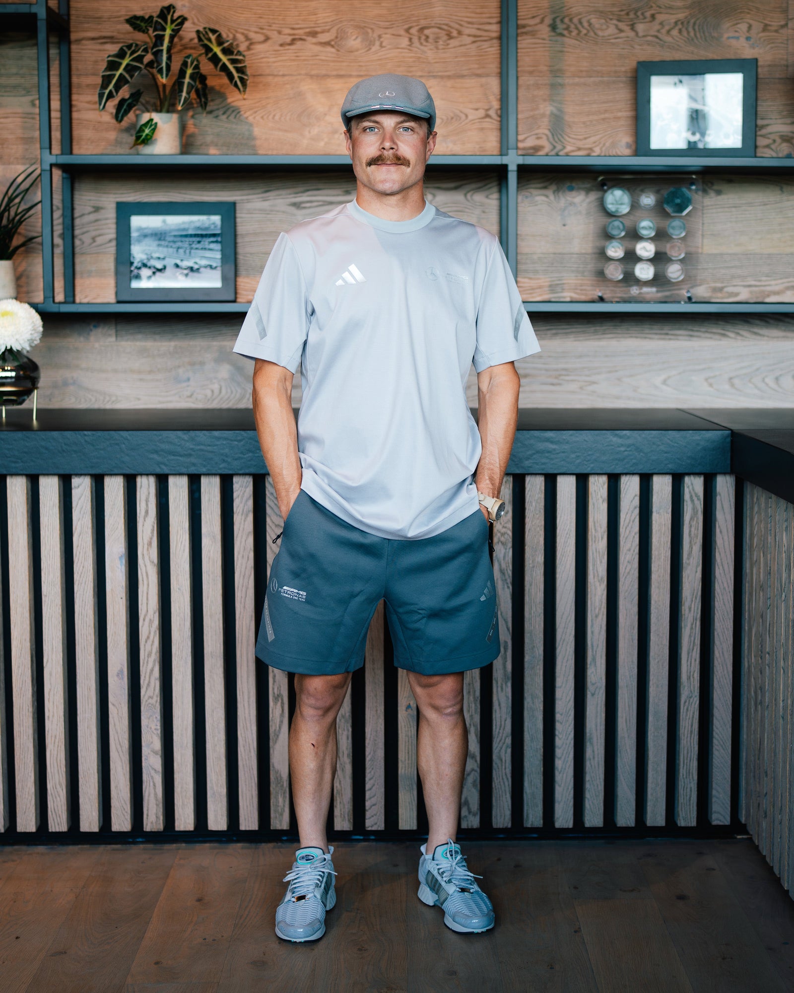 Mens Silver Arrows Shorts Grey