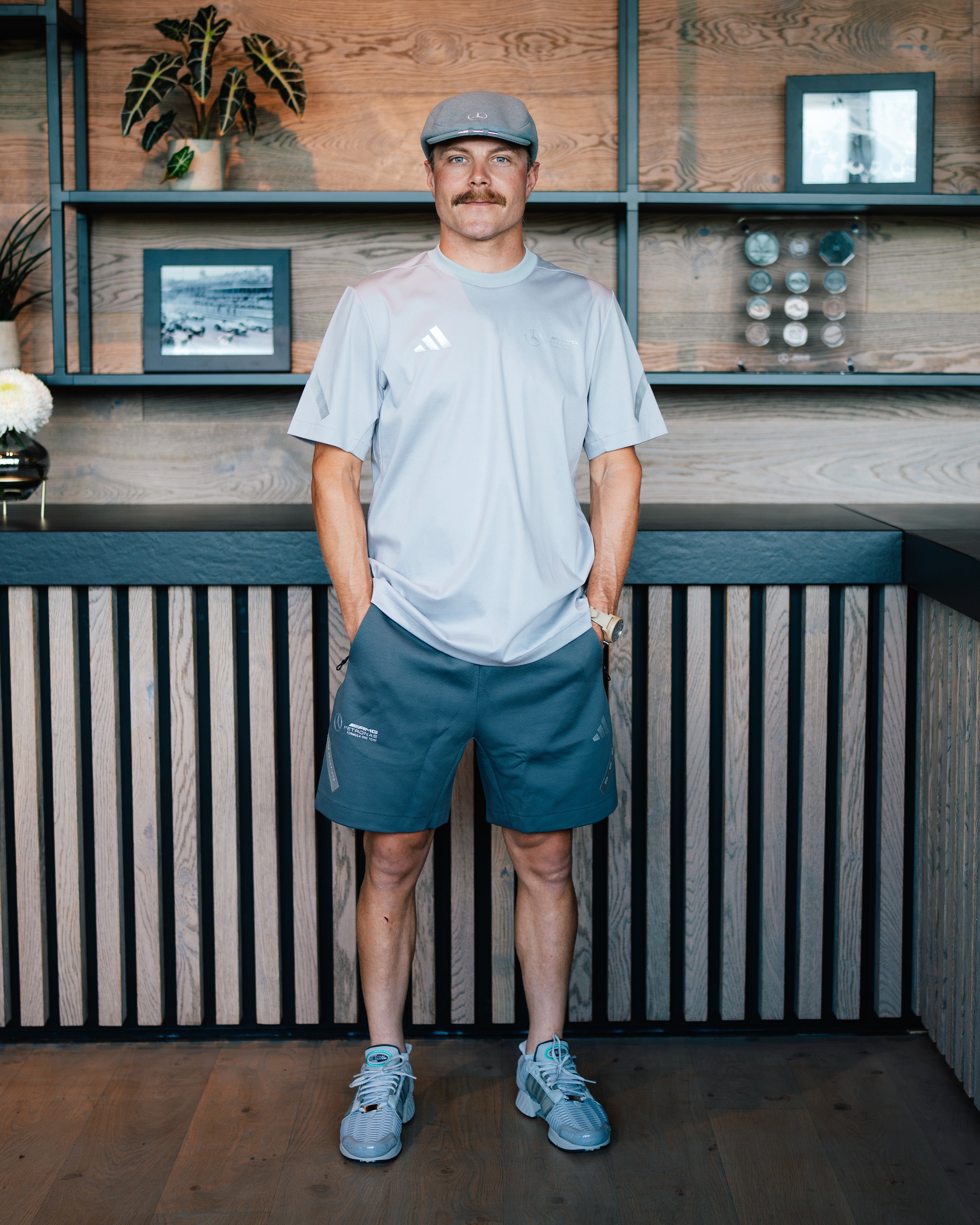 Mens Silver Arrows Shorts Grey