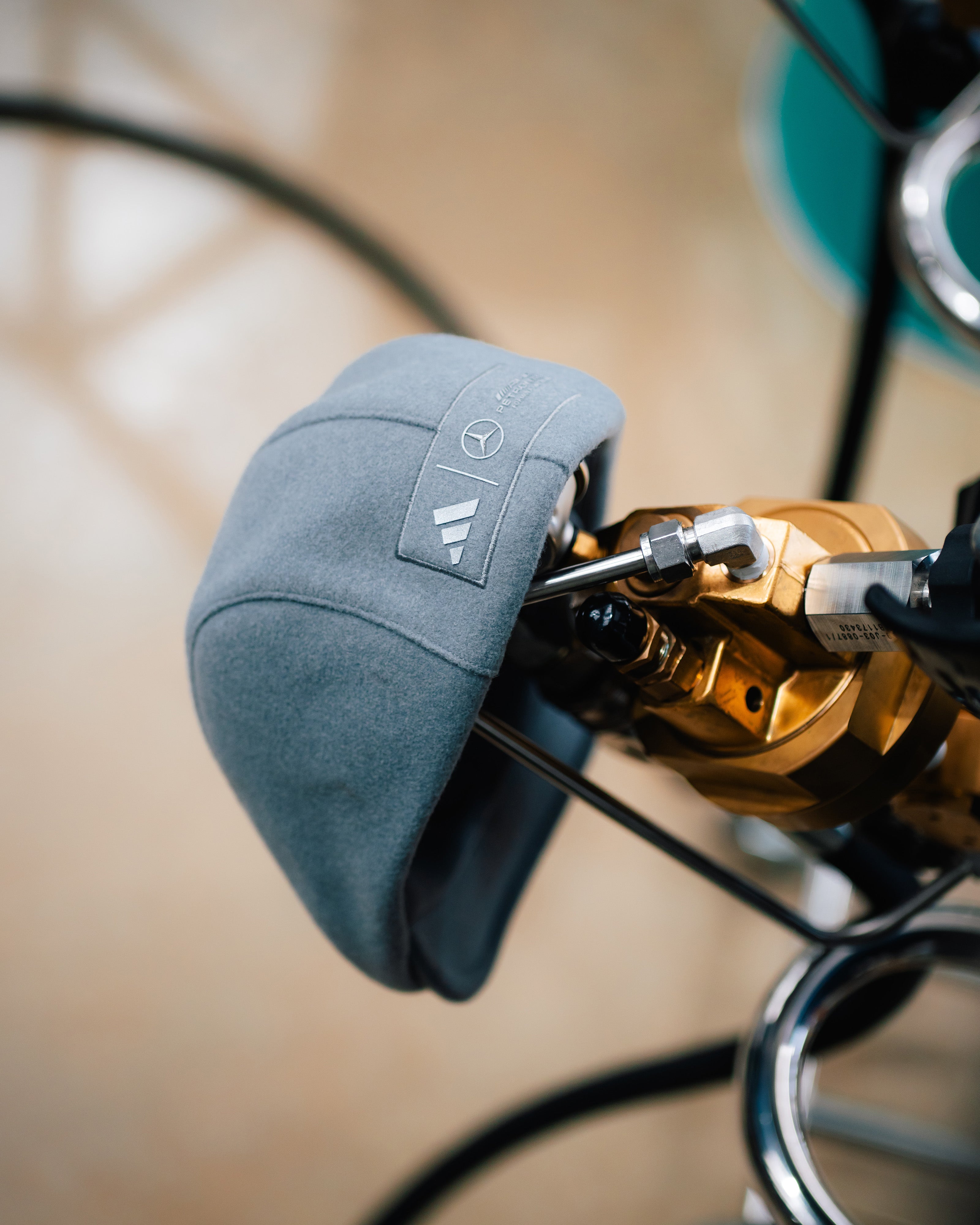 Silver Arrows Flat Cap Grey