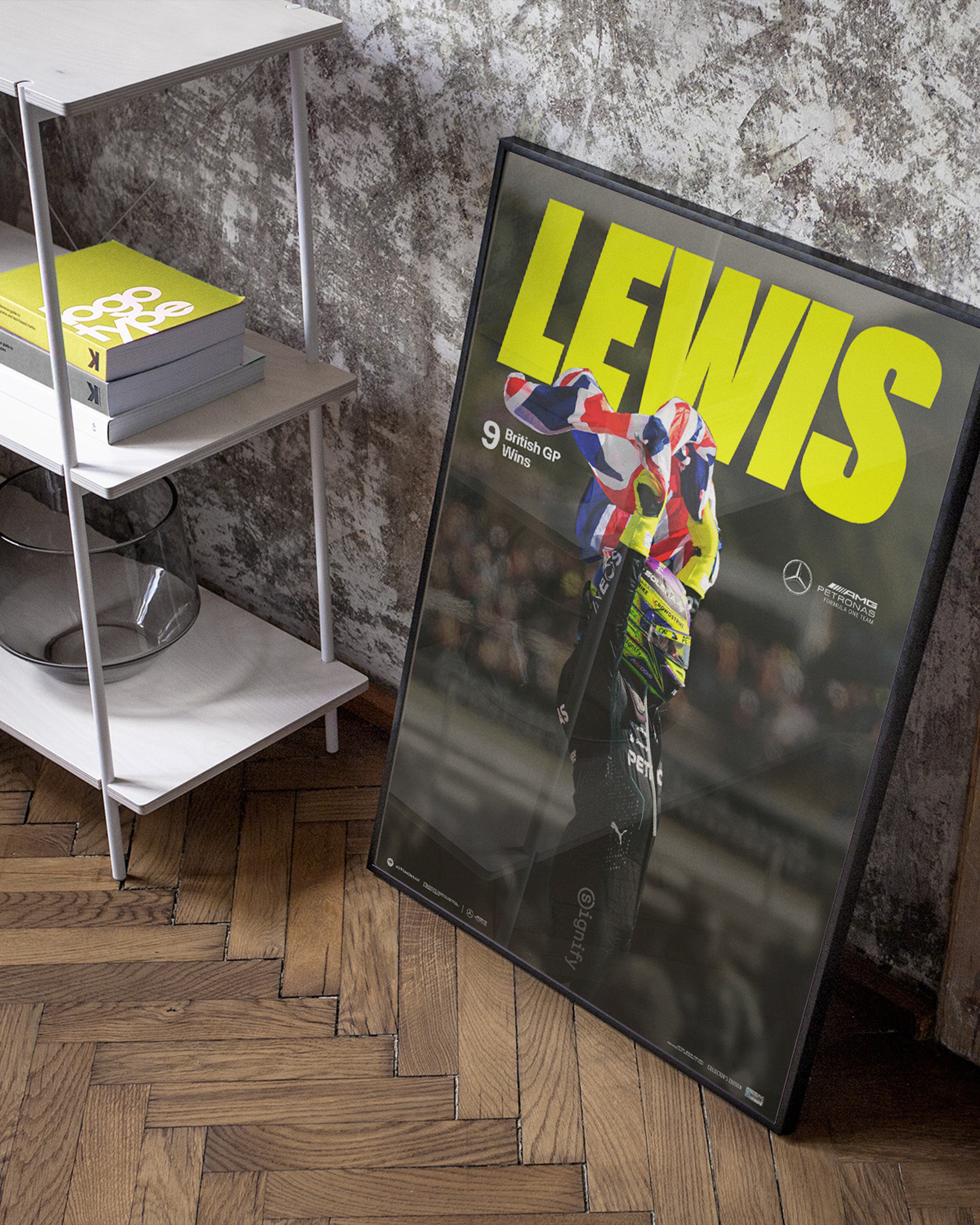 Lewis Hamilton 2024 Silverstone Poster