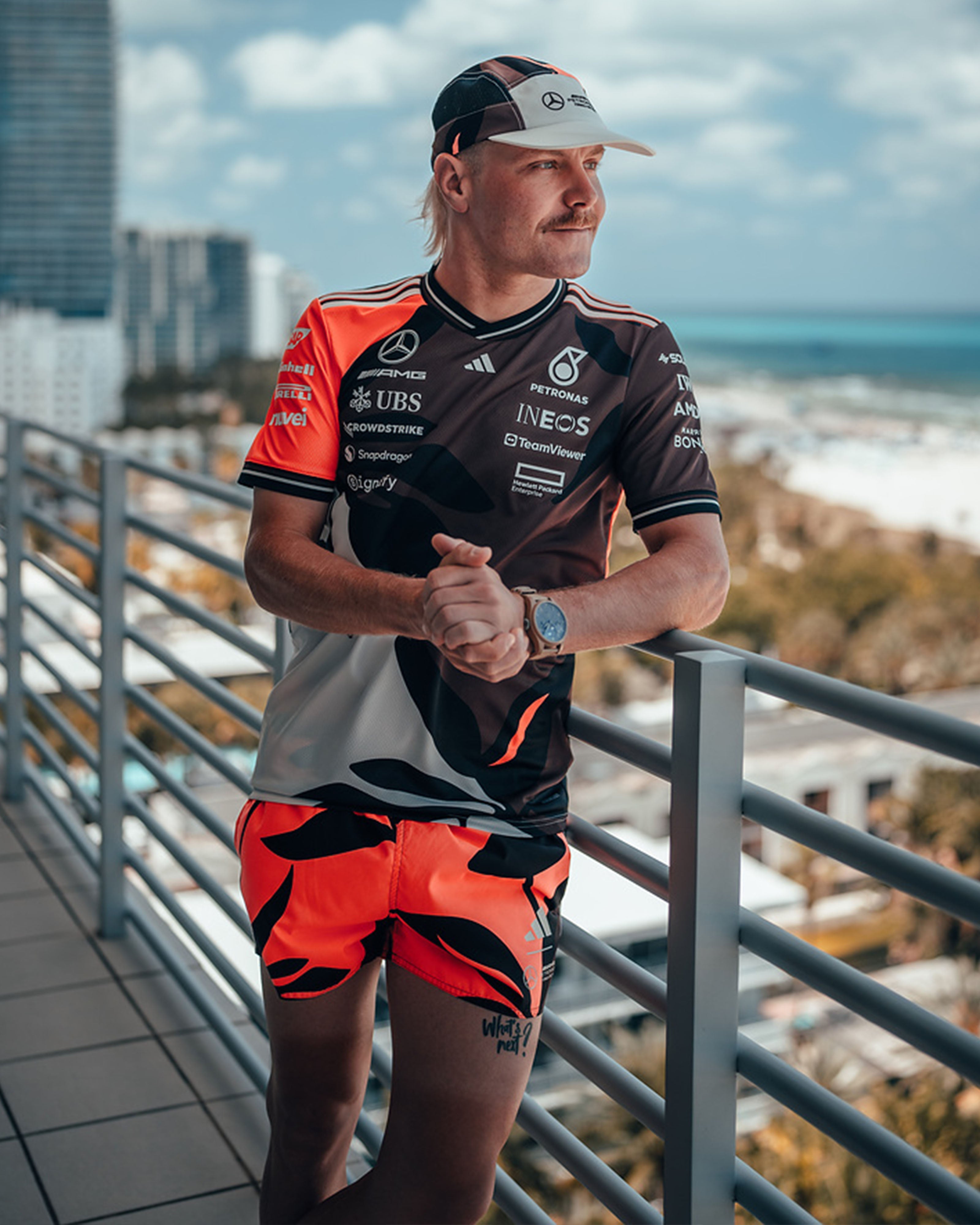 Mens Miami Swimshorts Floral | Official Mercedes-AMG PETRONAS F1